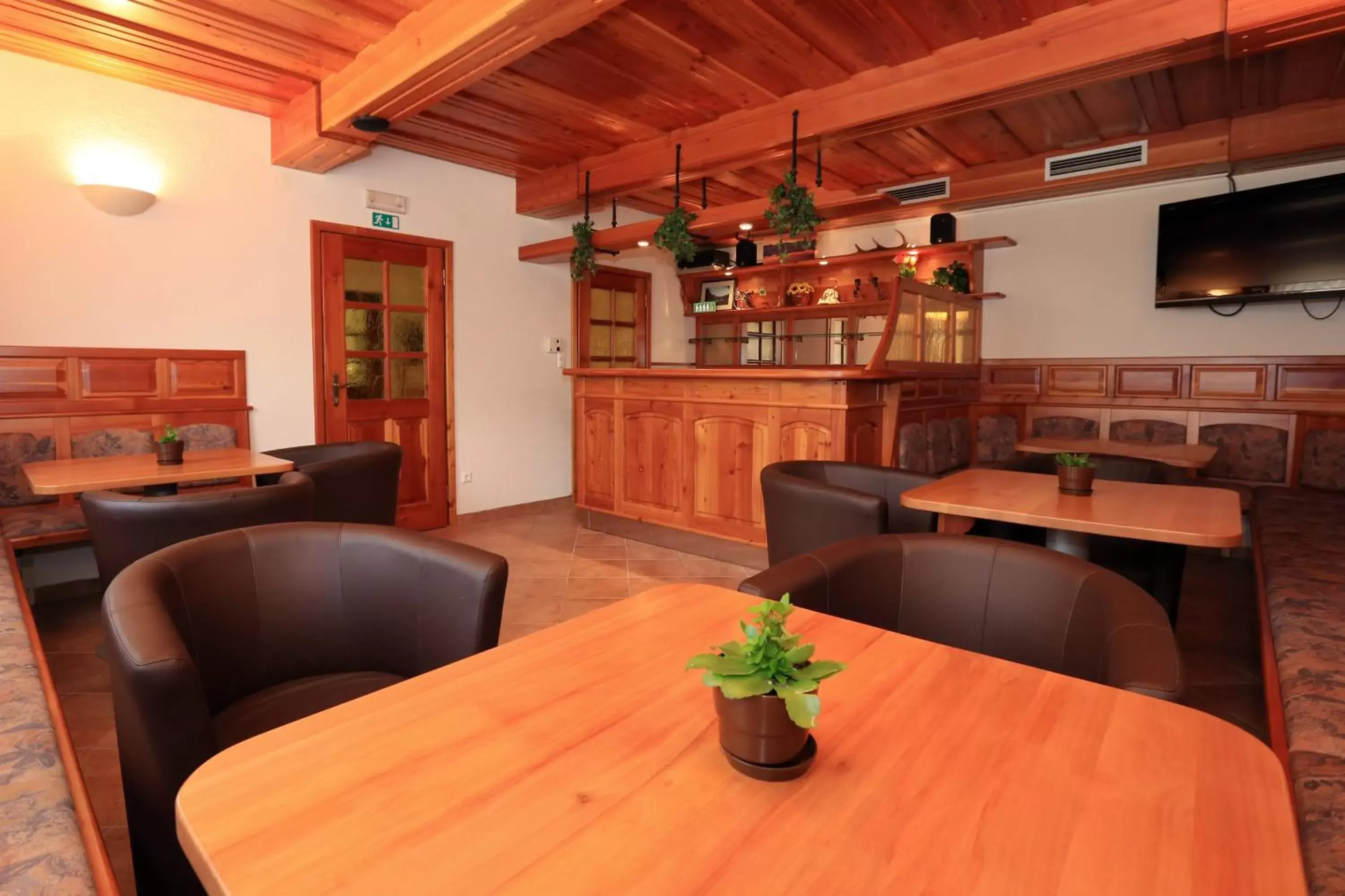 Communal lounge/ TV room, Dining Area in Hotel Gasperin Bohinj