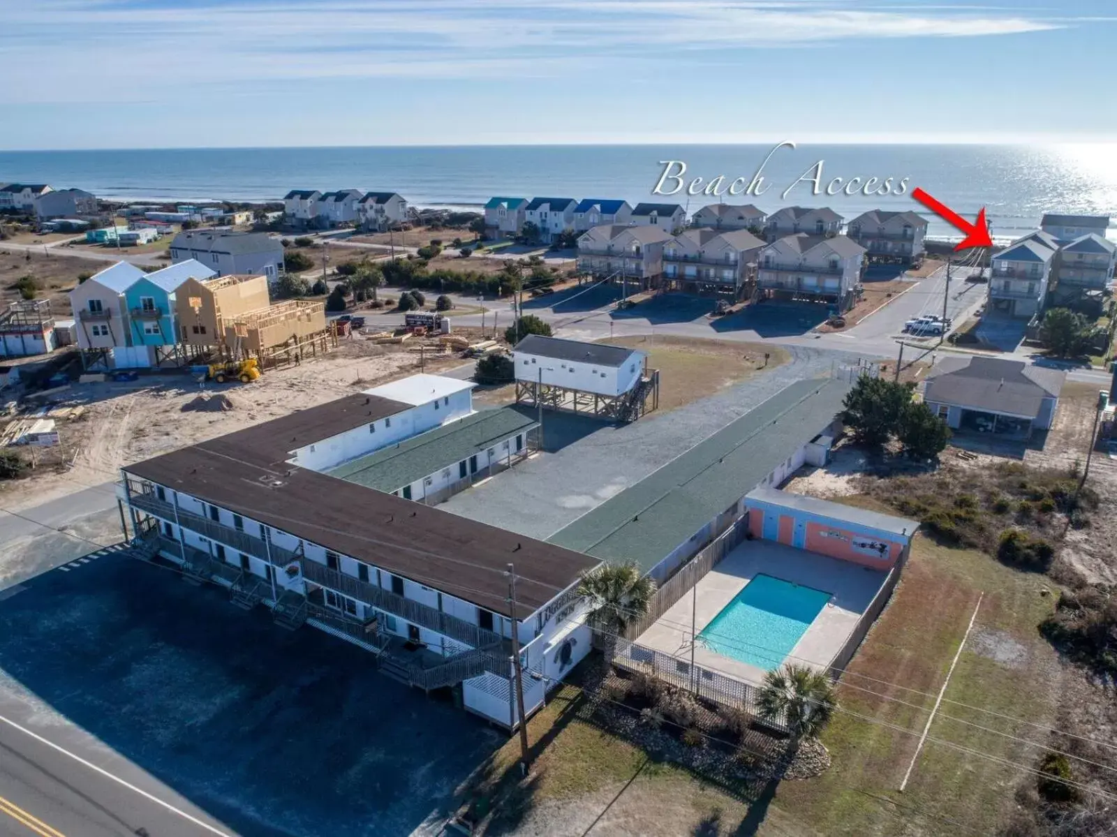 Property building, Pool View in Loggerhead Inn and Suites by Carolina Retreats