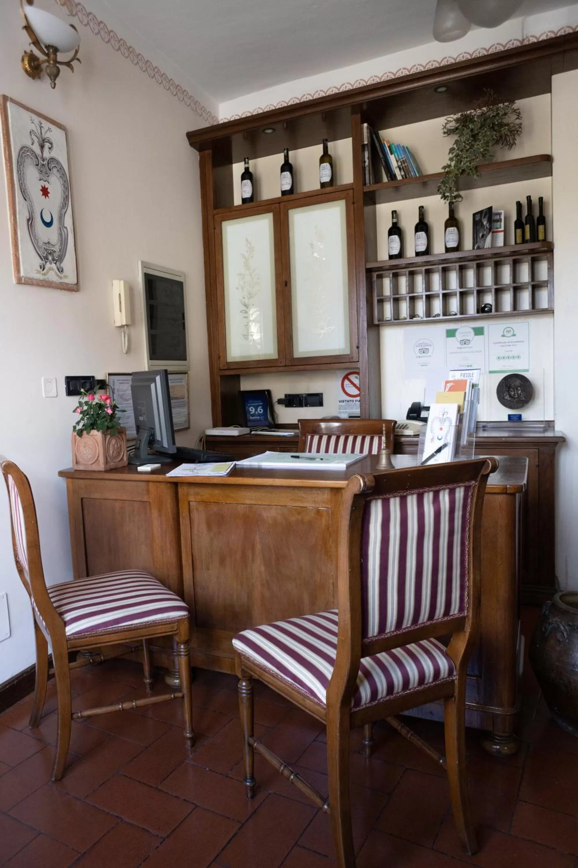 Lobby or reception in B&B Le Cannelle FIESOLE