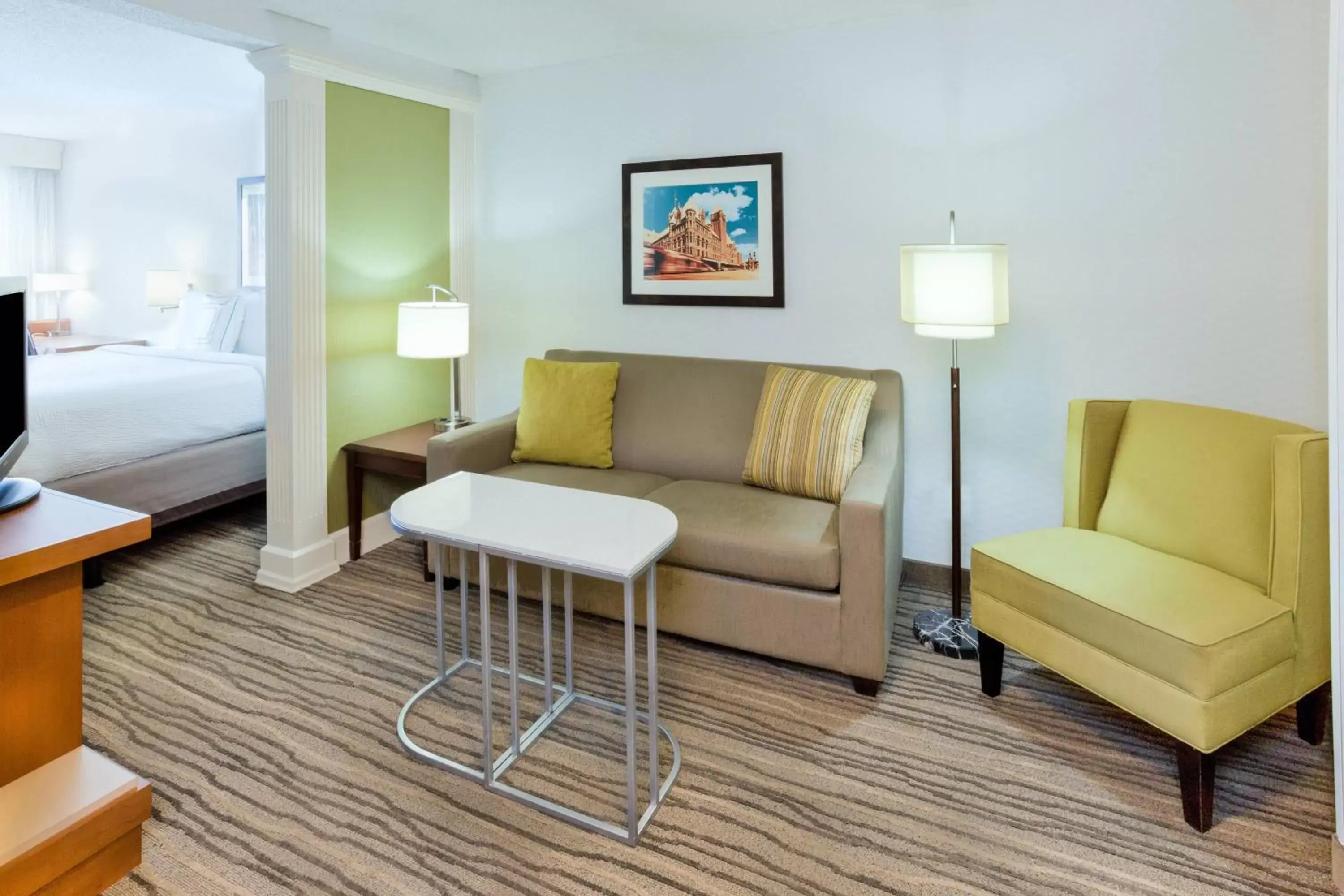 Living room, Seating Area in SpringHill Suites Minneapolis West St. Louis Park