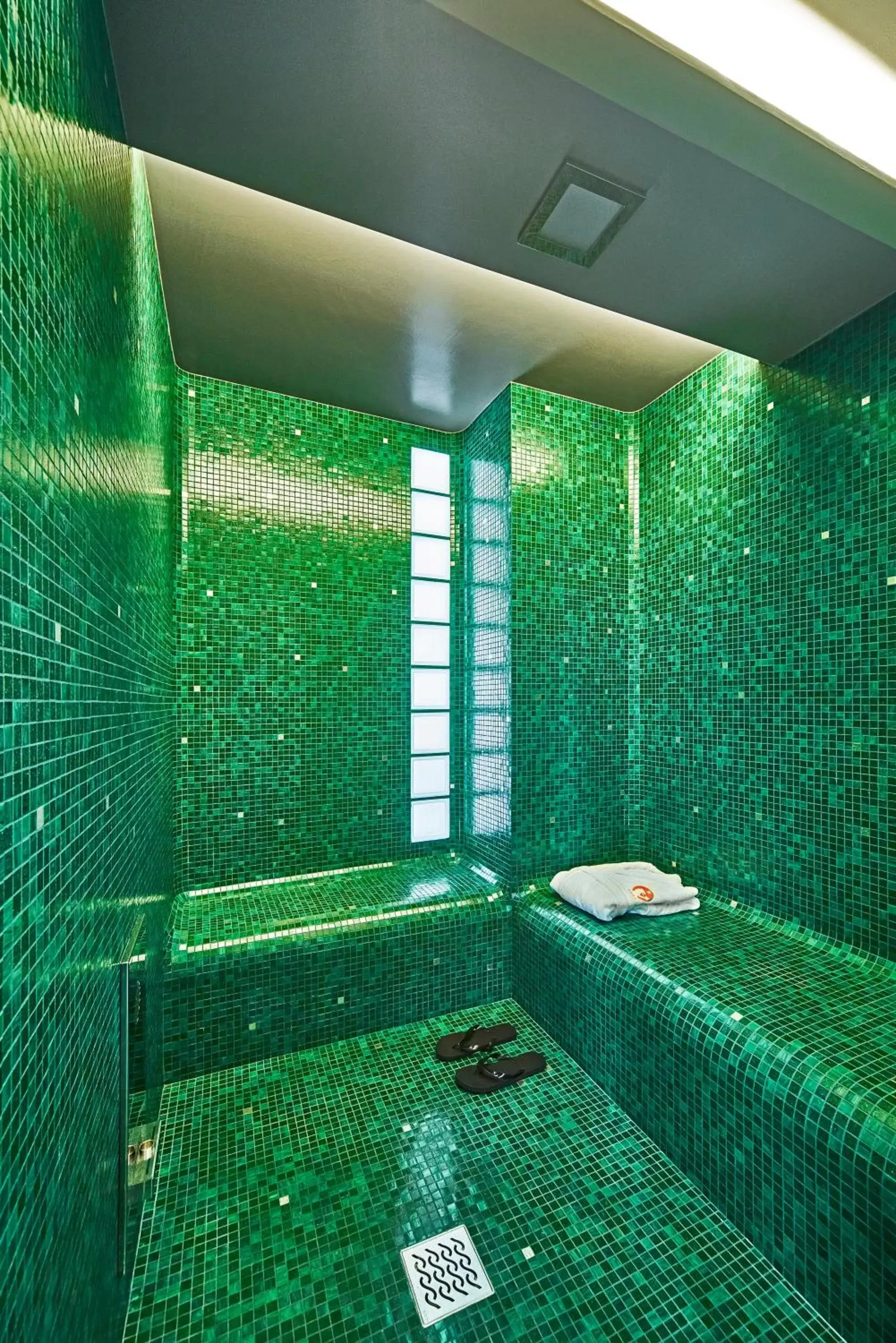 Steam room, Bathroom in Hotel Saturnia & International