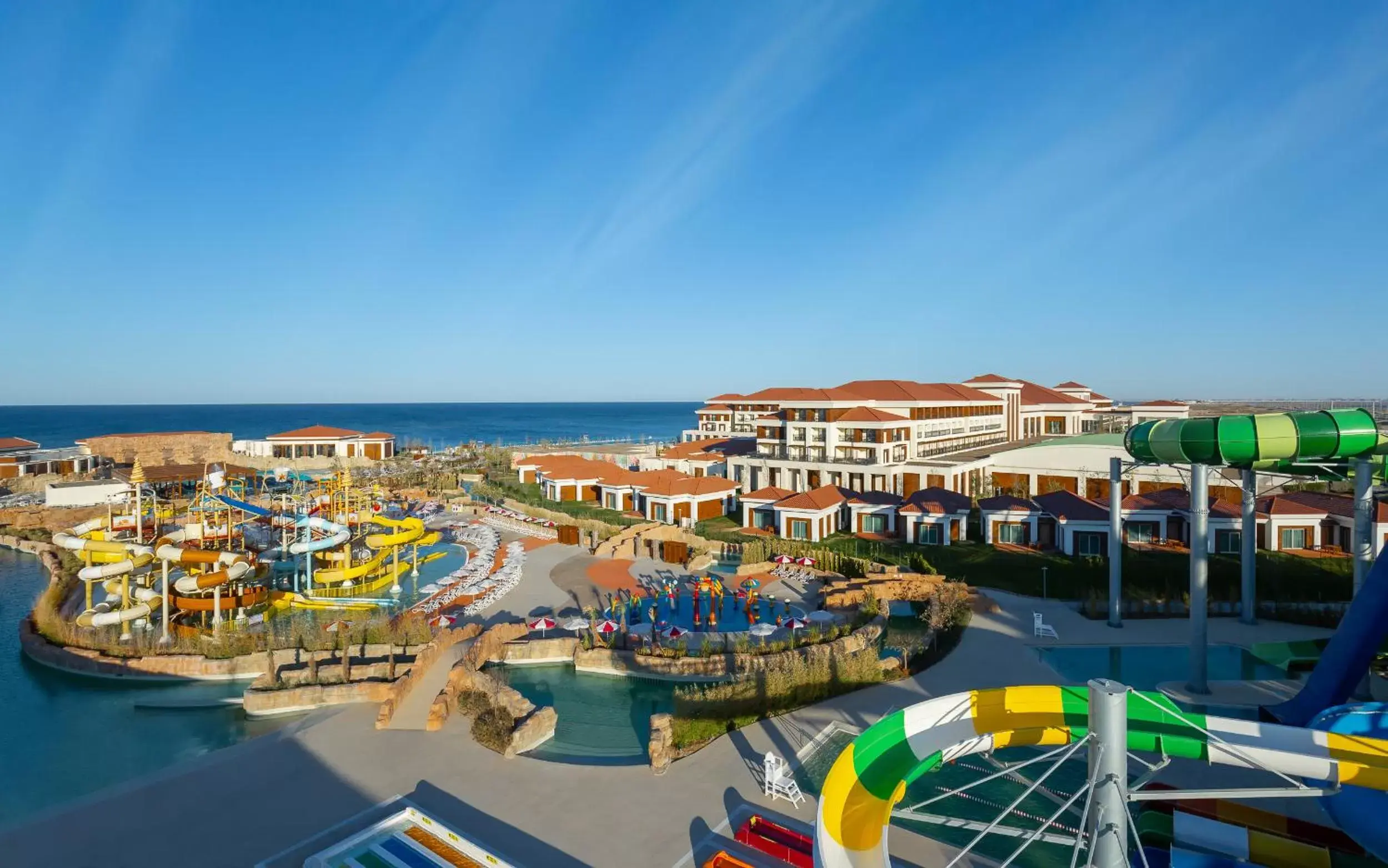 Aqua park, Pool View in Rixos Water World Aktau