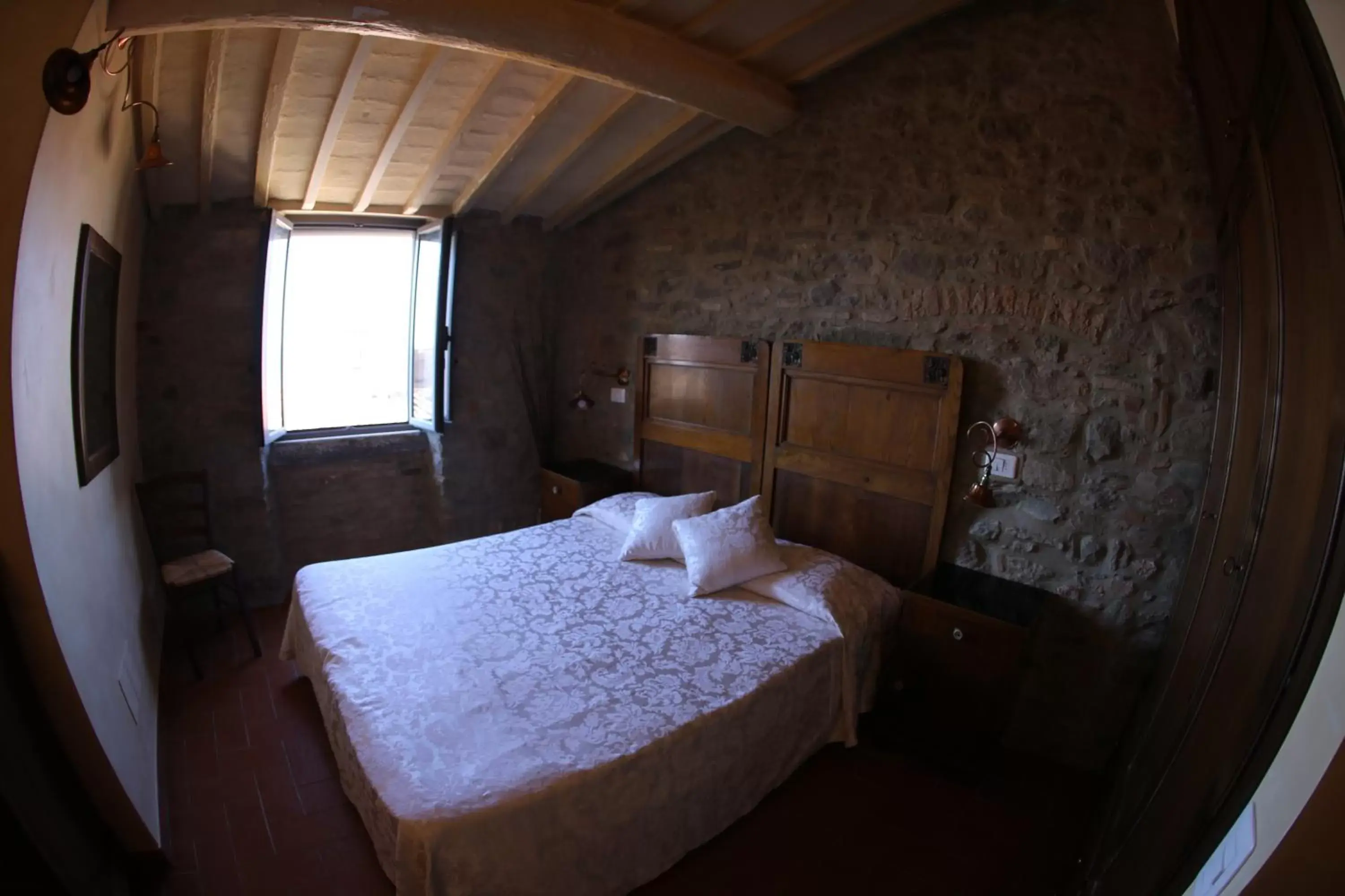 Bedroom, Bed in Hotel Italia Cortona