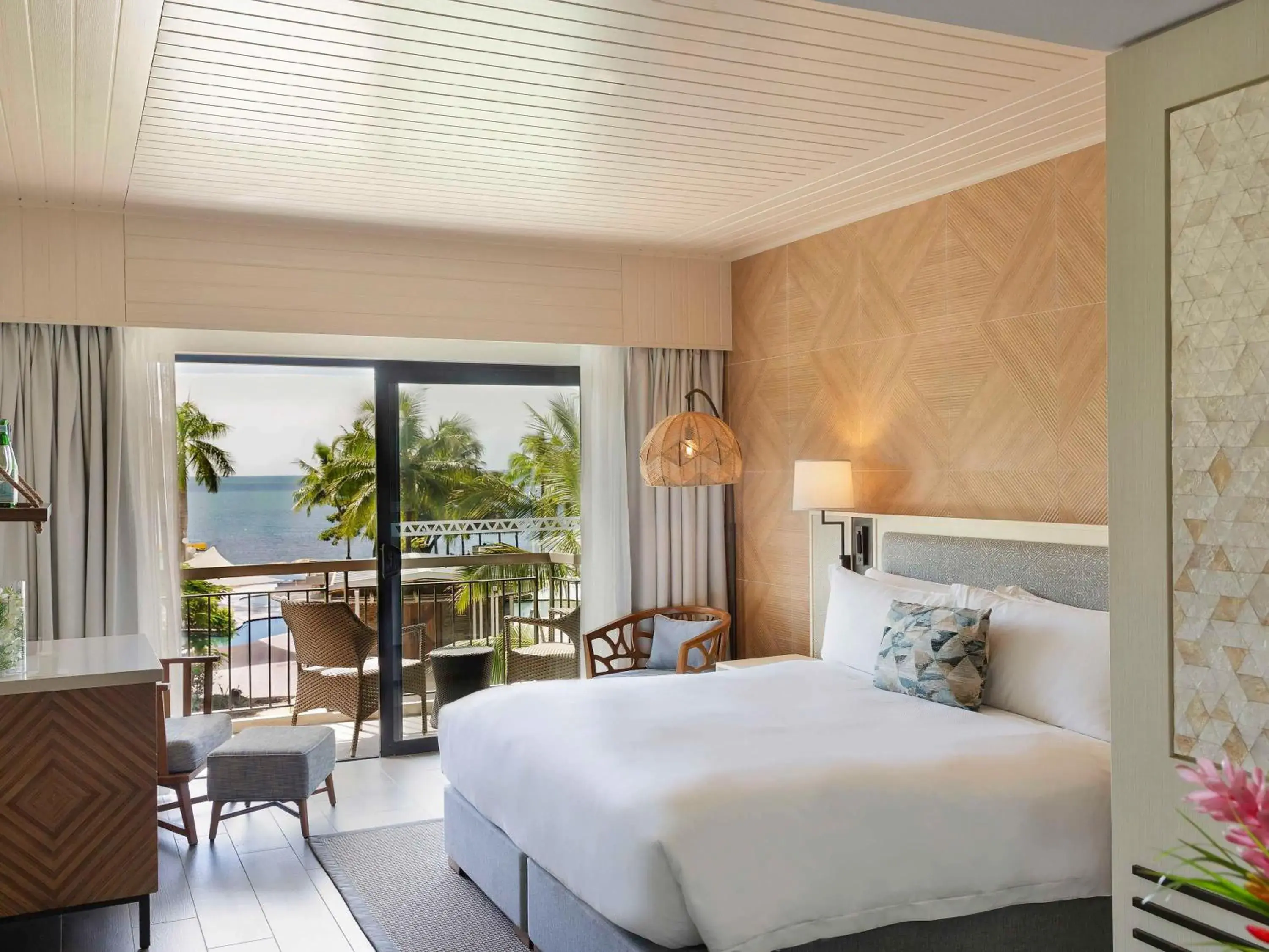 Bedroom, Bed in Sofitel Fiji Resort & Spa