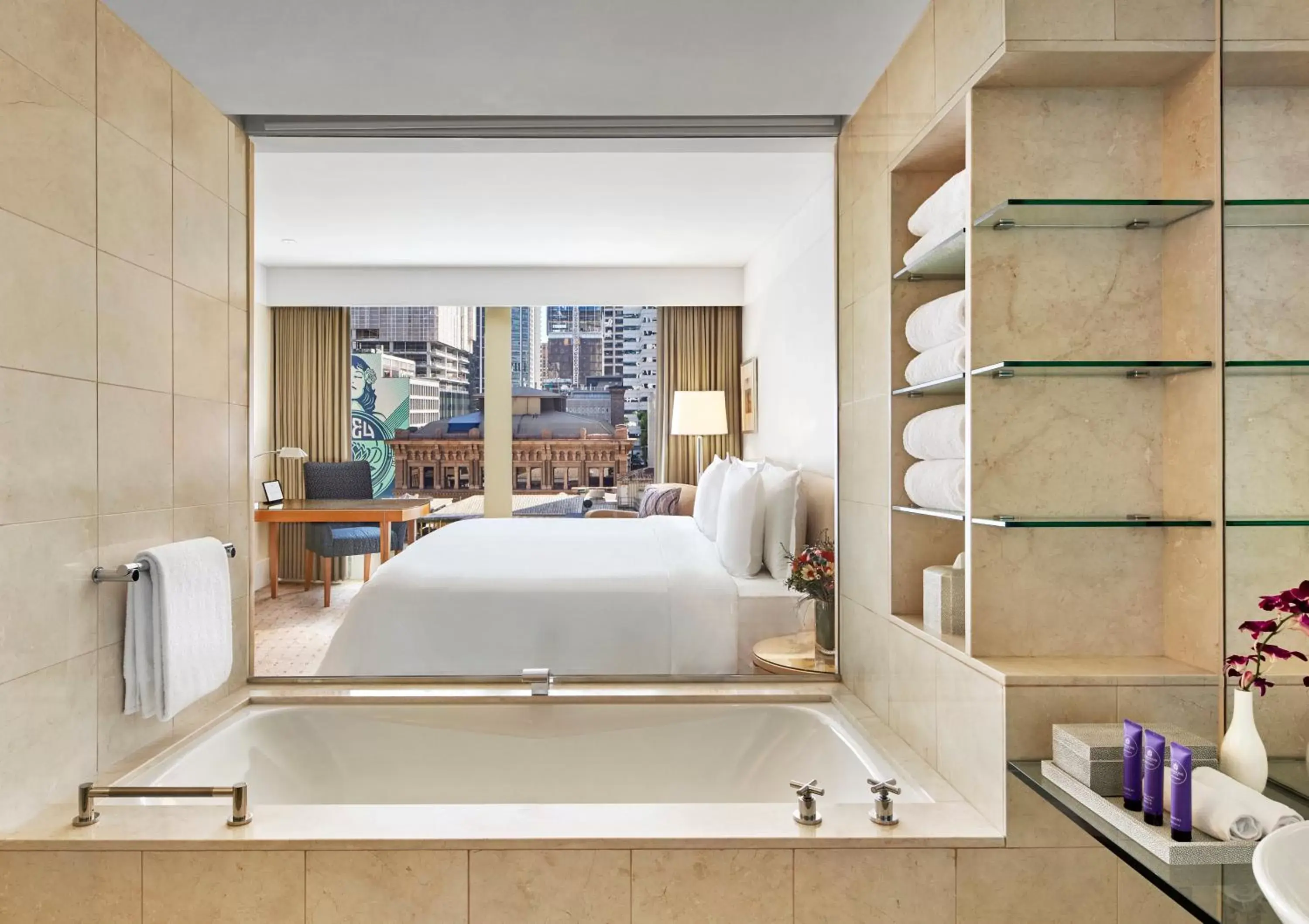 Photo of the whole room, Bathroom in The Fullerton Hotel Sydney