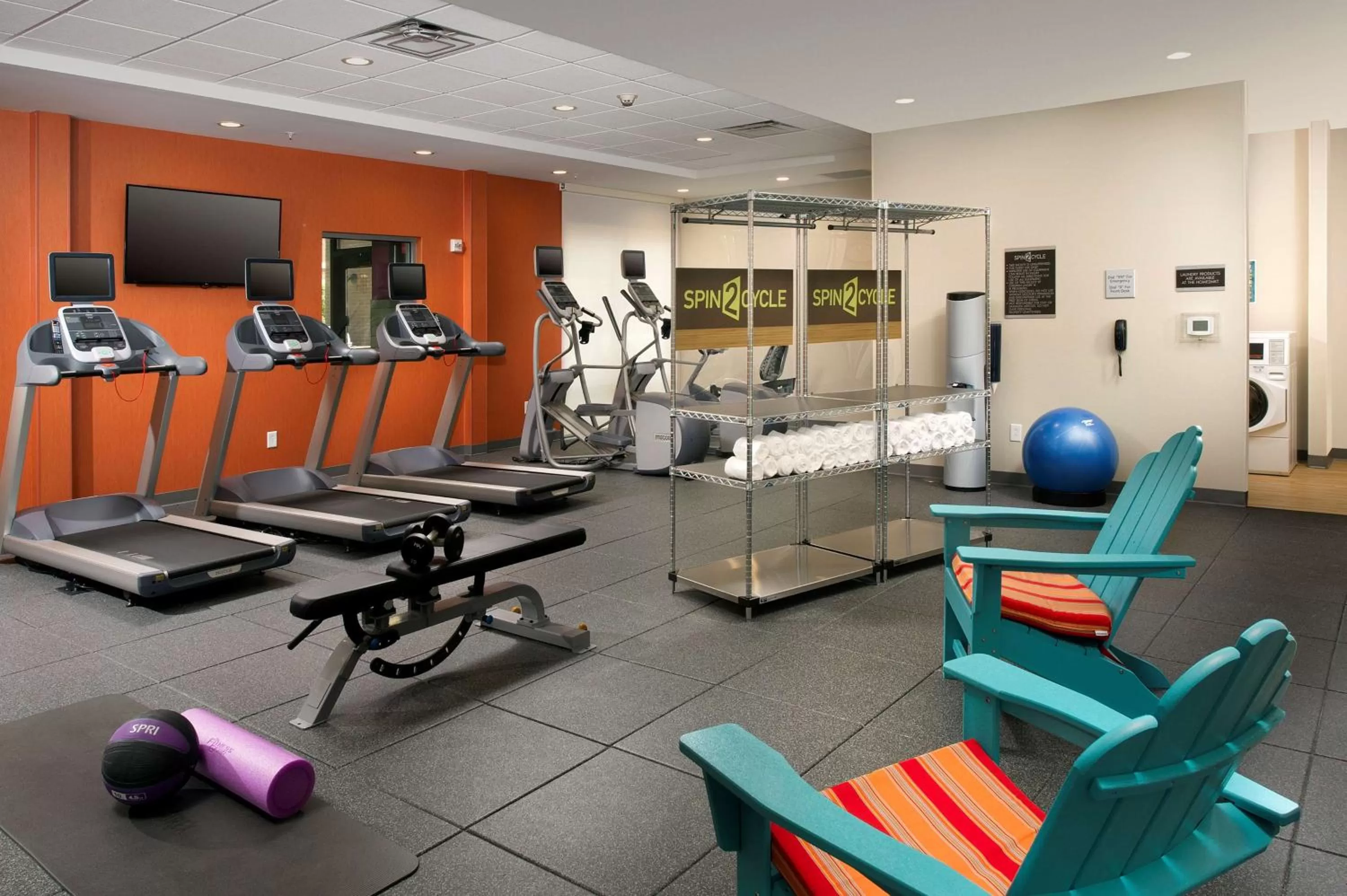 Fitness centre/facilities in Hampton Inn Louisville East Hurstbourne