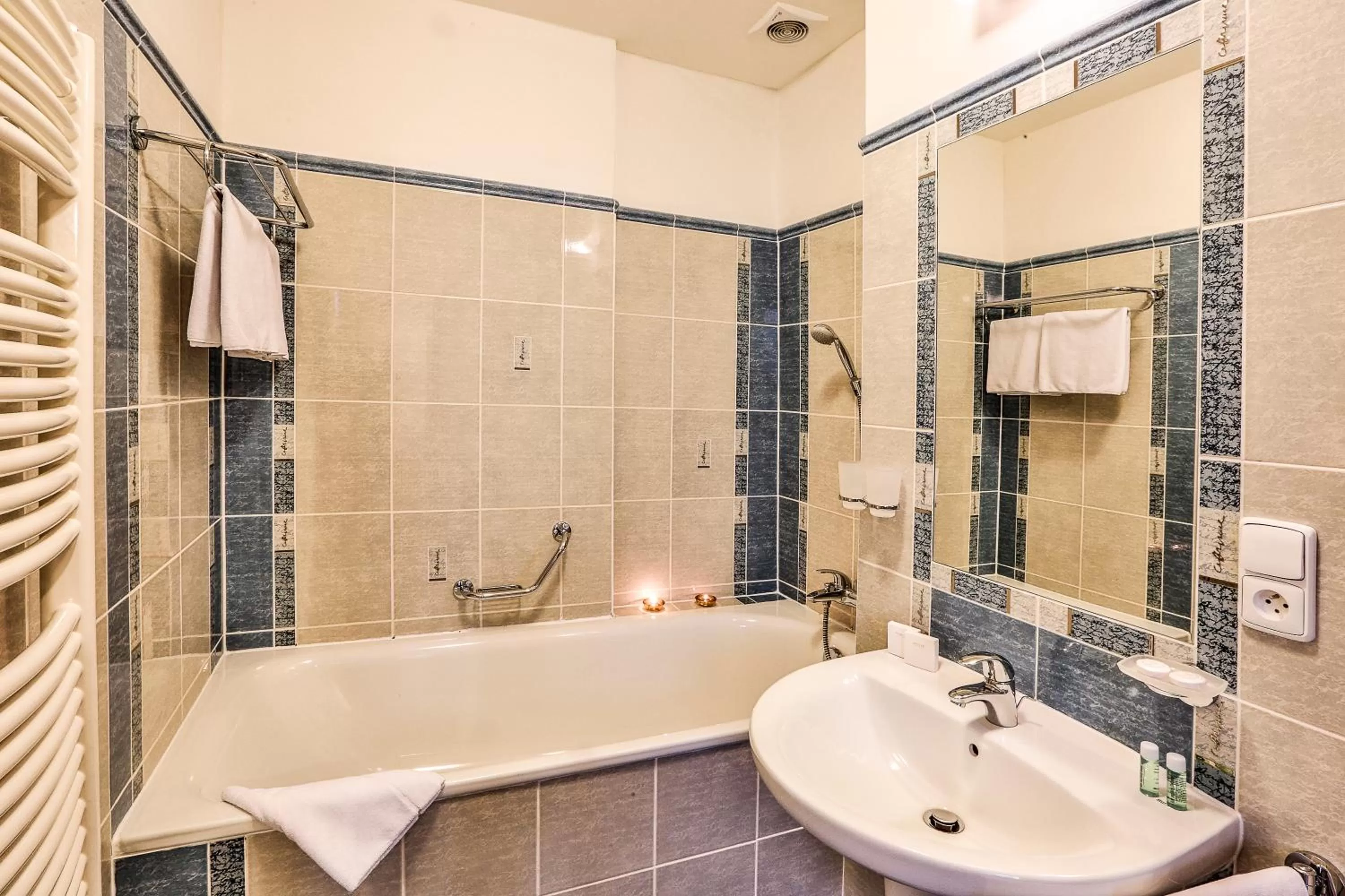 Bathroom in Arkada Hotel Praha