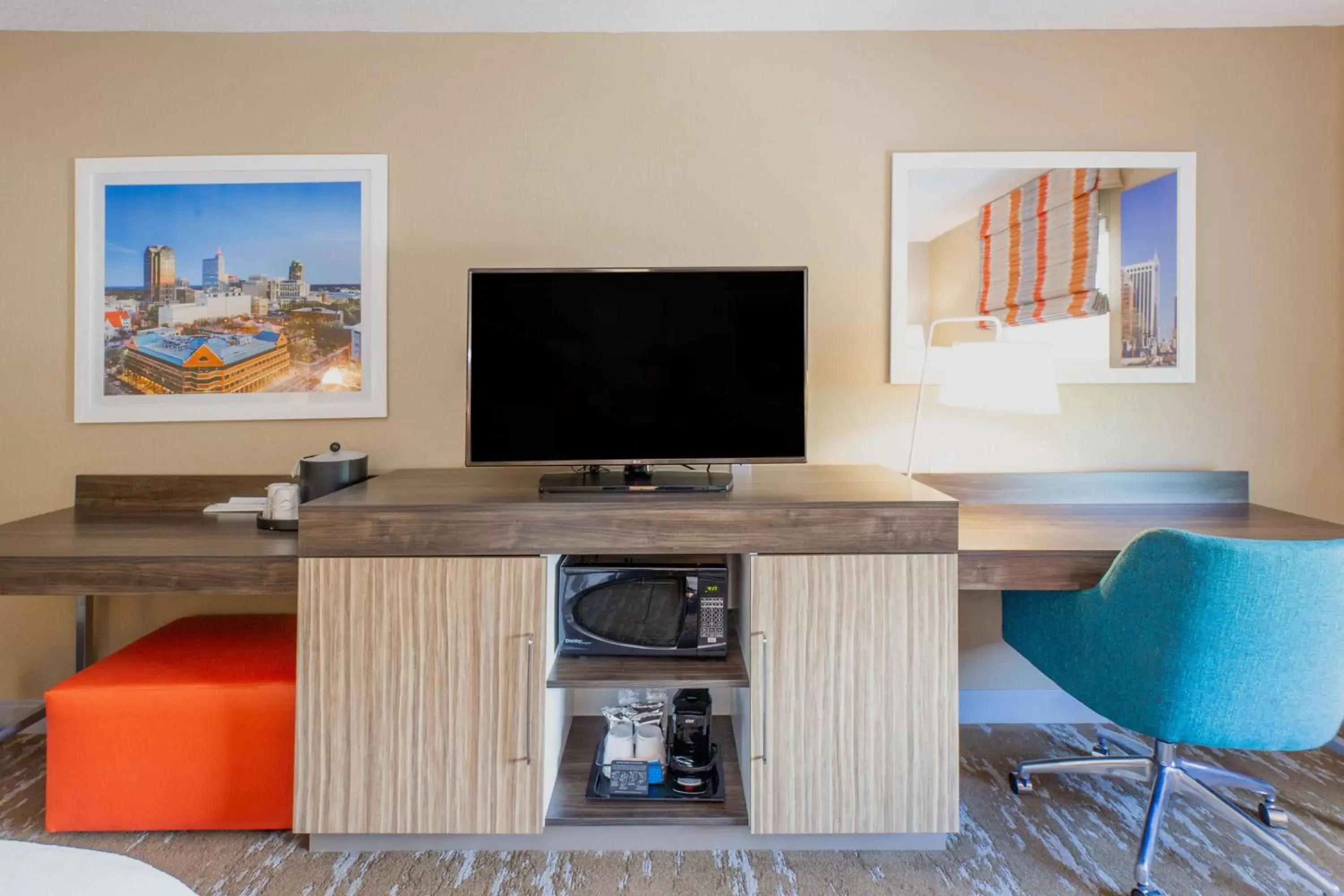 Bedroom in Hampton Inn & Suites Raleigh Cary Lenovo Center Bedroom in Hampton Inn & Suites Raleigh Cary Lenovo Center