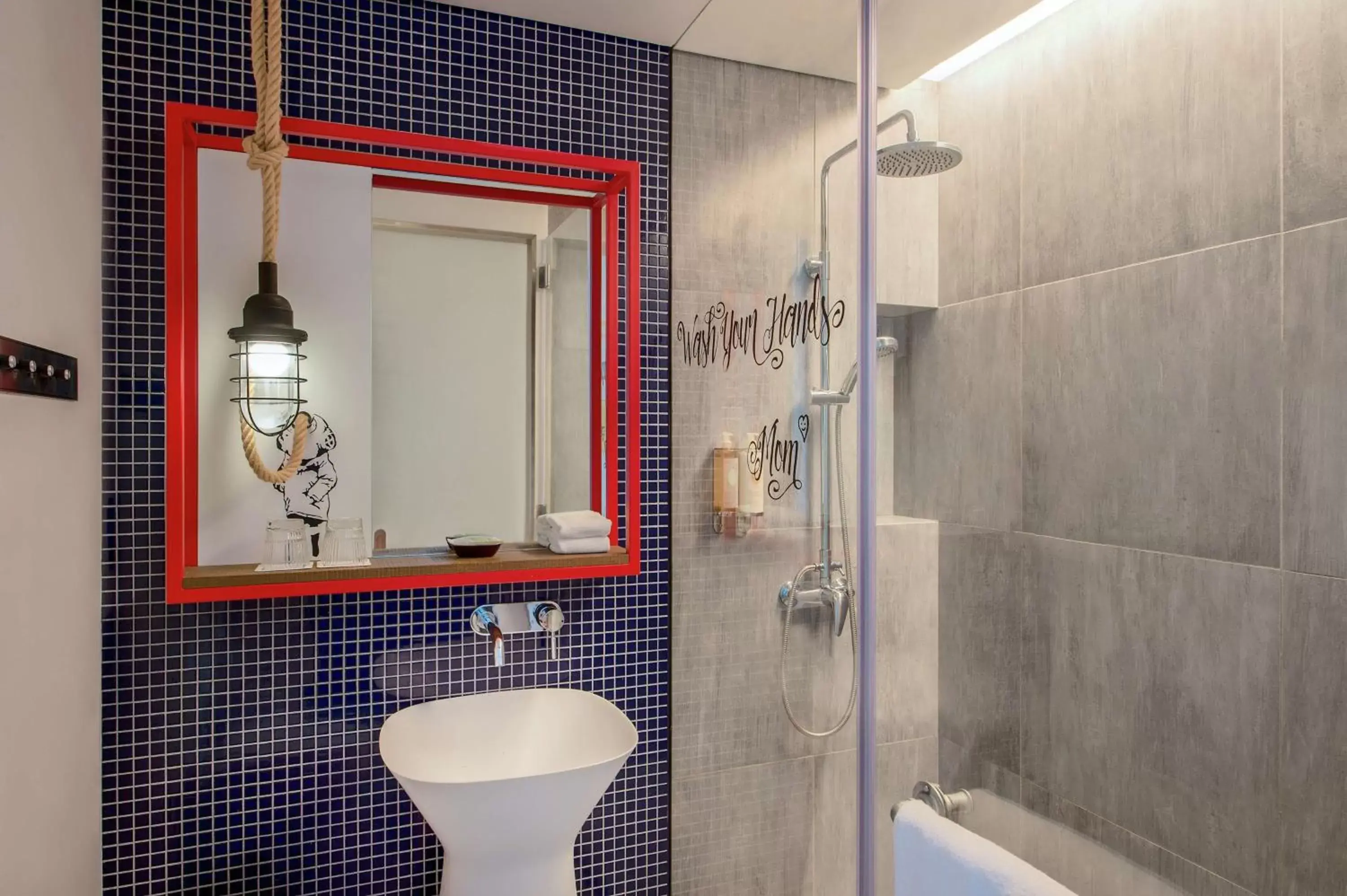 Bathroom in Hampton by Hilton Dubai Al Seef