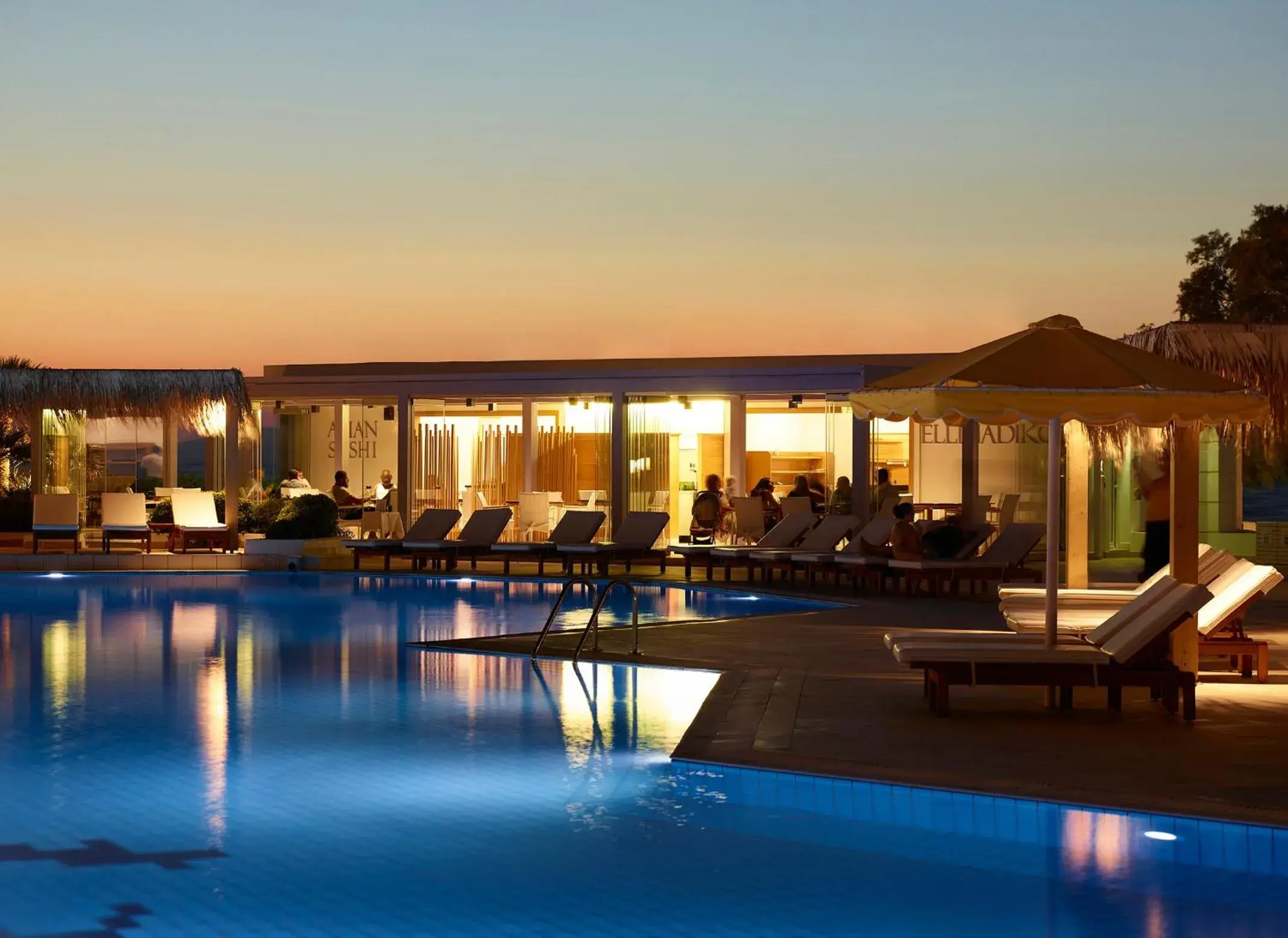 Restaurant/places to eat, Swimming Pool in Serita Beach Hotel