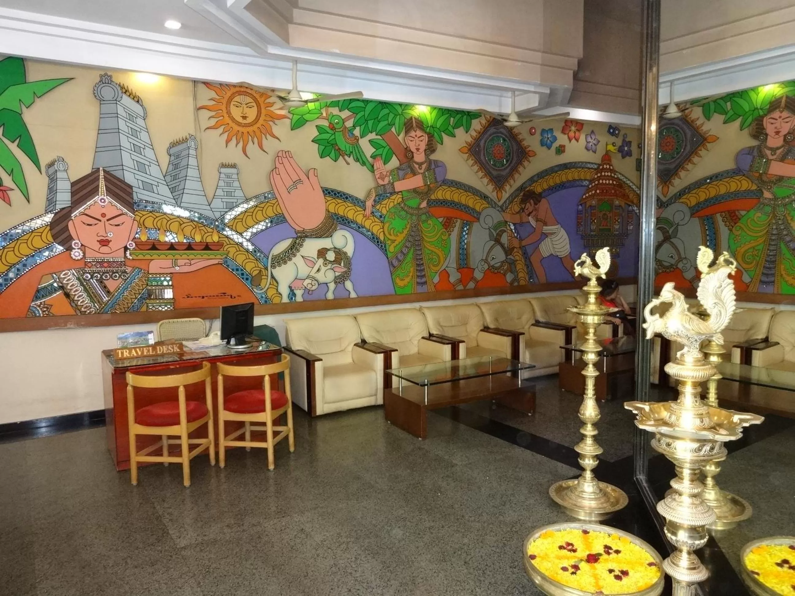 Lobby or reception in The Madurai Residency