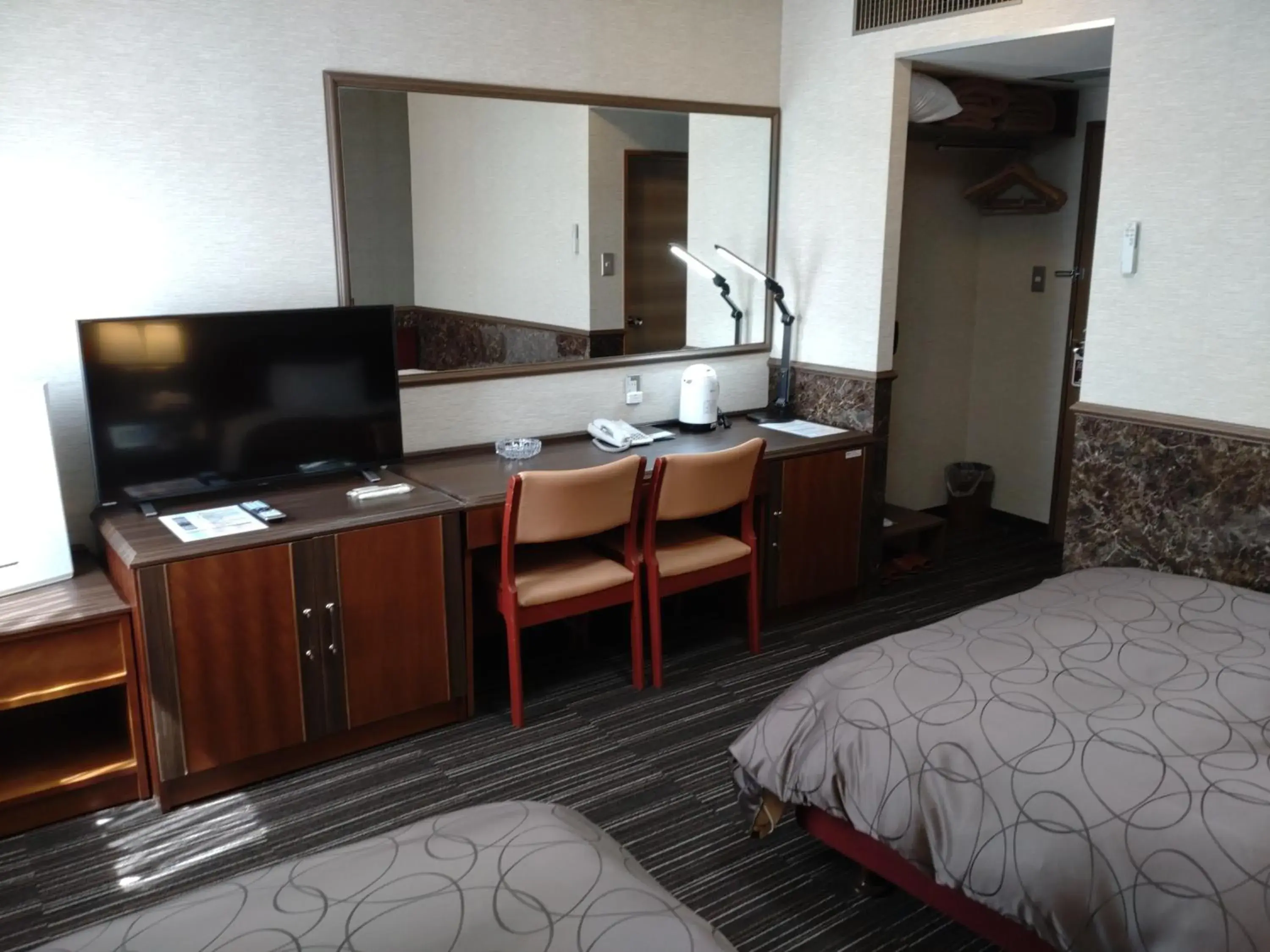 Photo of the whole room, Bed in Kitami Towa Hotel