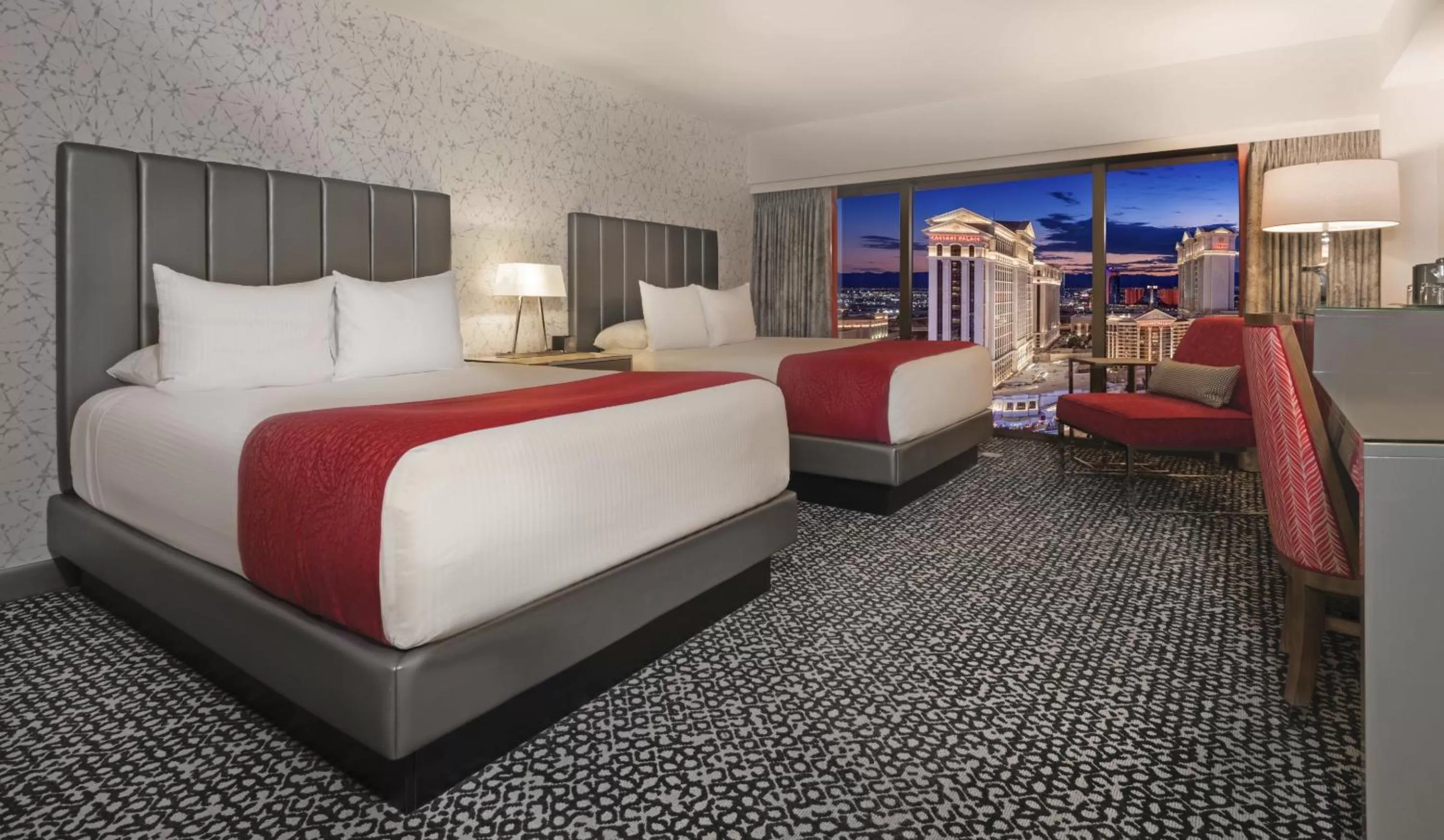Bedroom, Bed in Flamingo Las Vegas Hotel & Casino