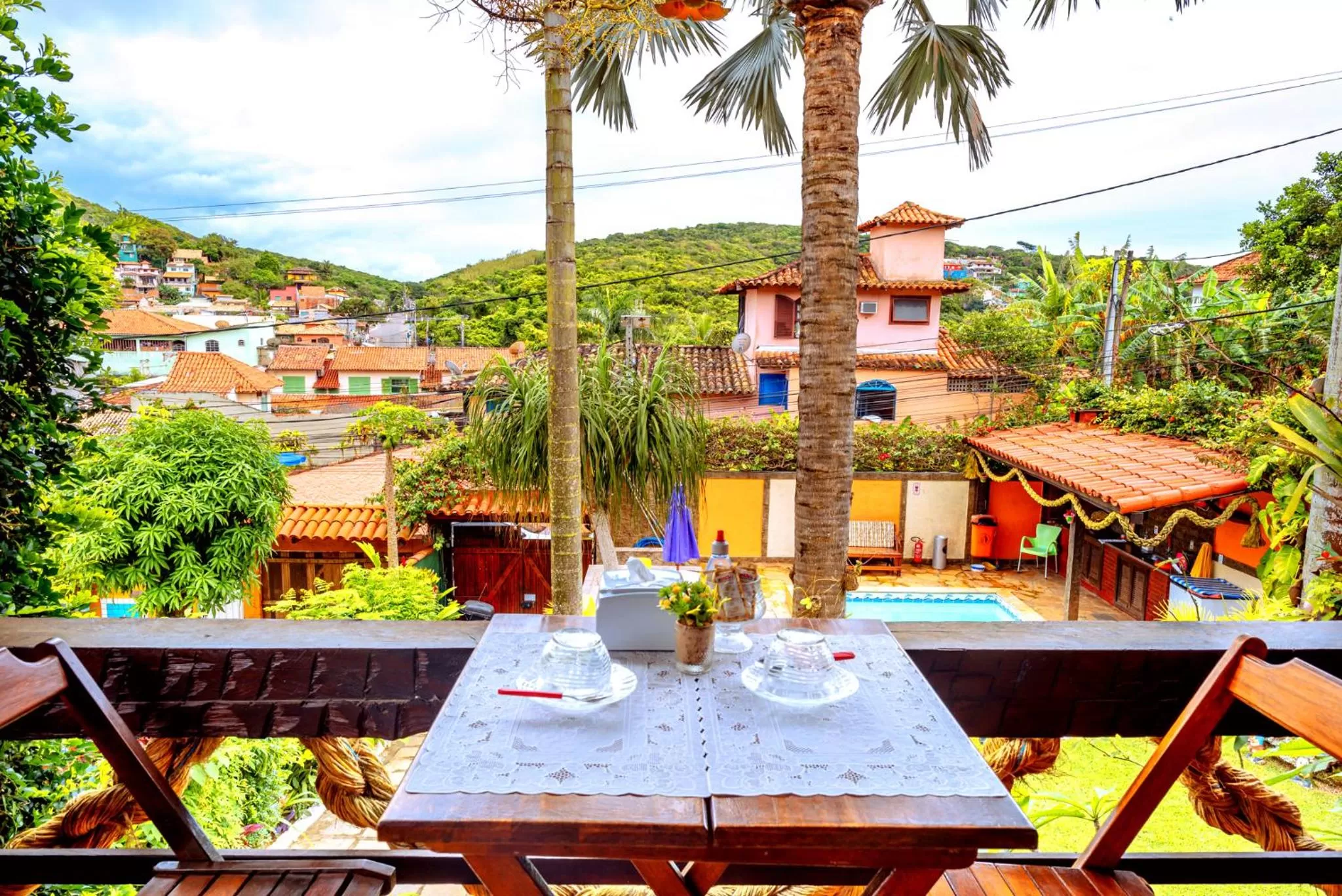Patio in Suítes Casa do Barão