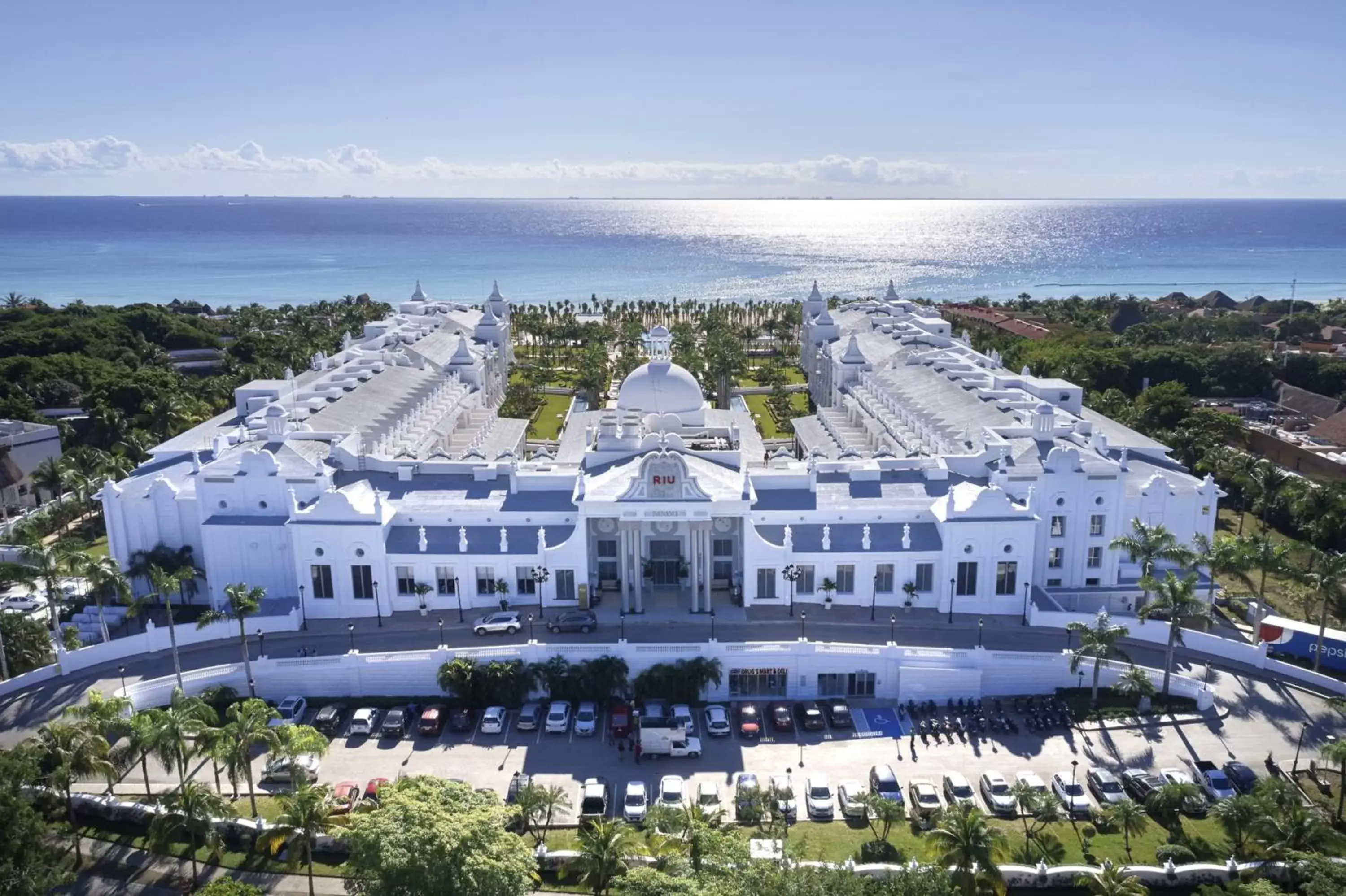 Bird's eye view, Bird's-eye View in Riu Palace Riviera Maya - All Inclusive