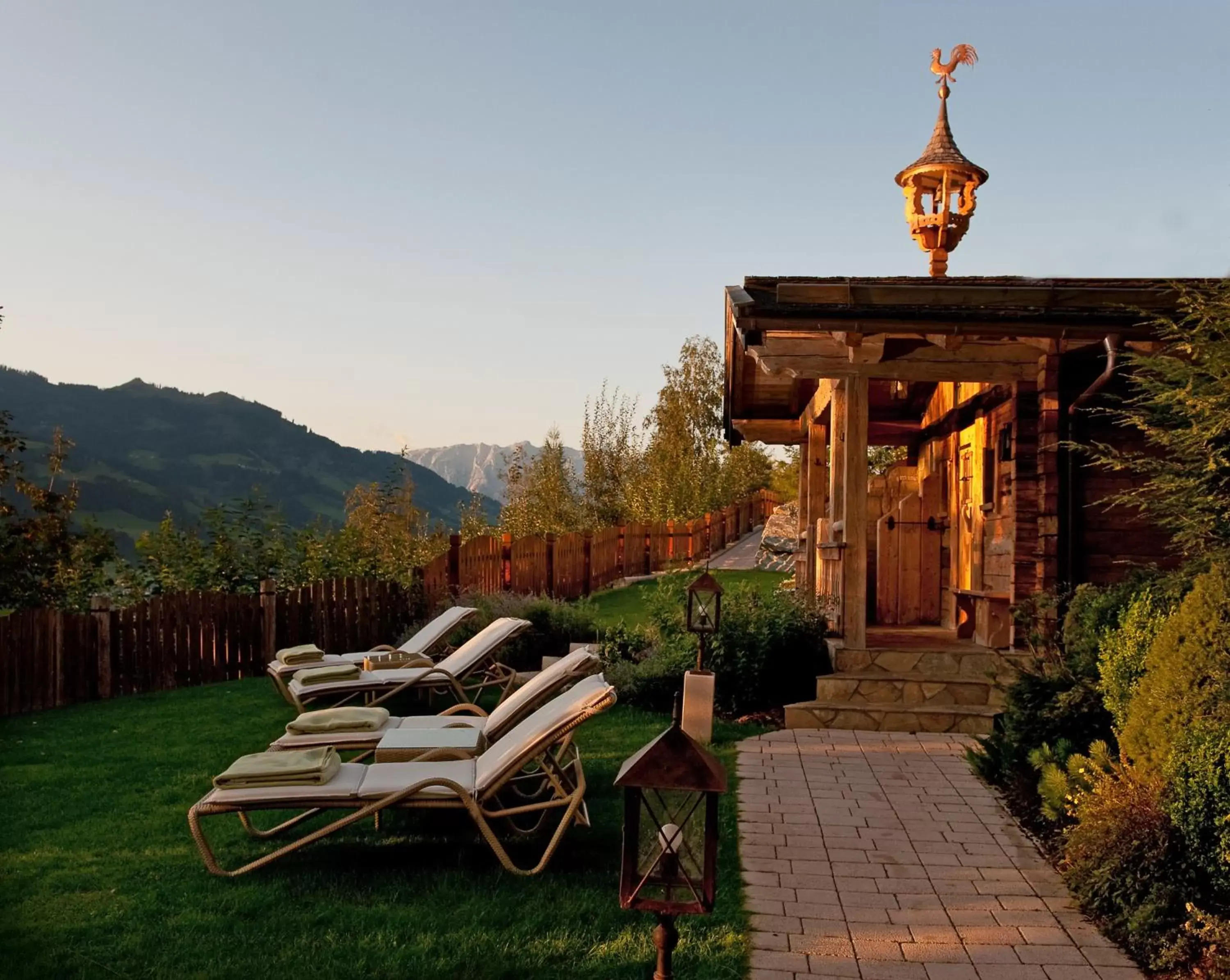 Sauna in Alpines Lifestyle Hotel Tannenhof