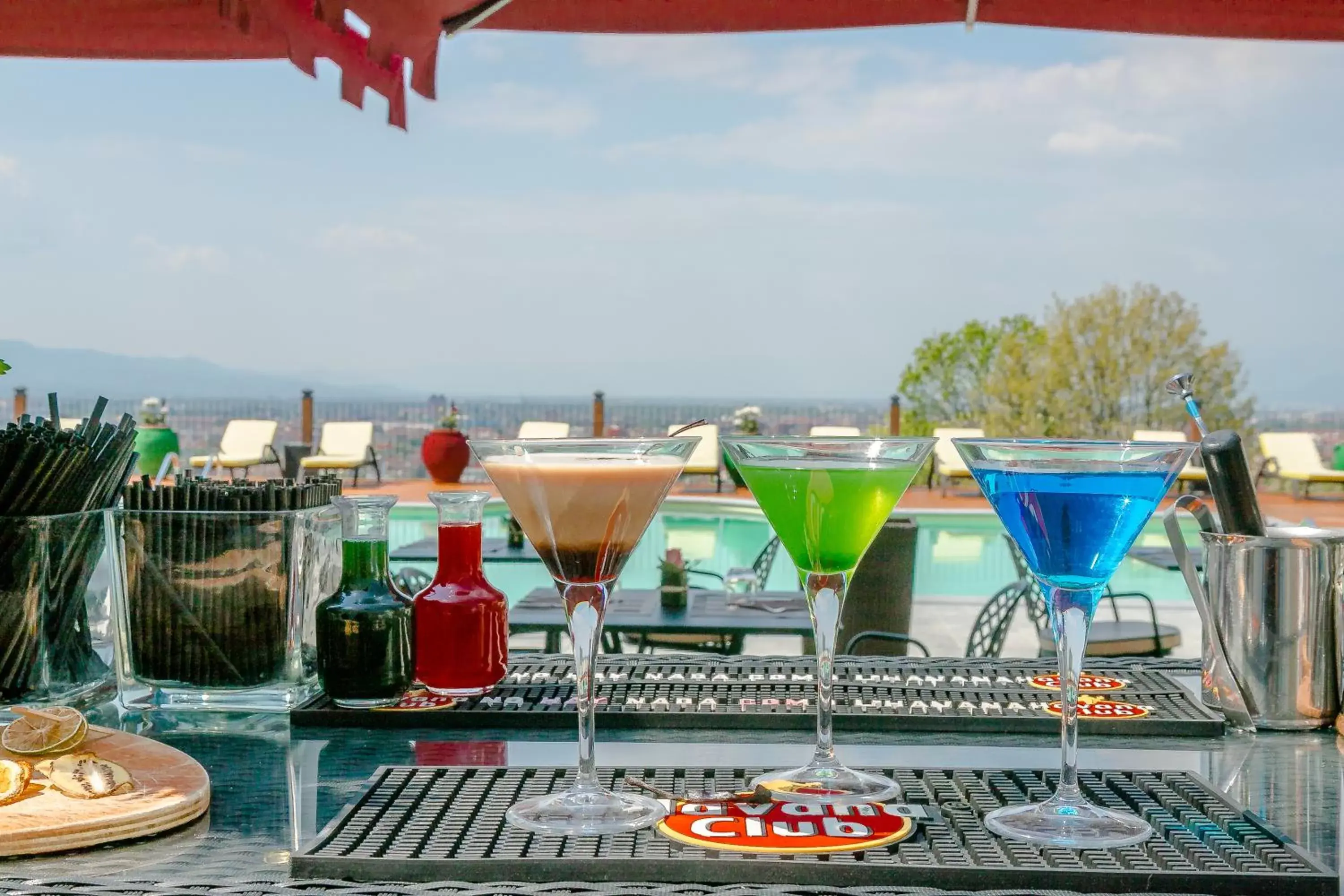 Alcoholic drinks in Villa Tolomei Hotel & Resort
