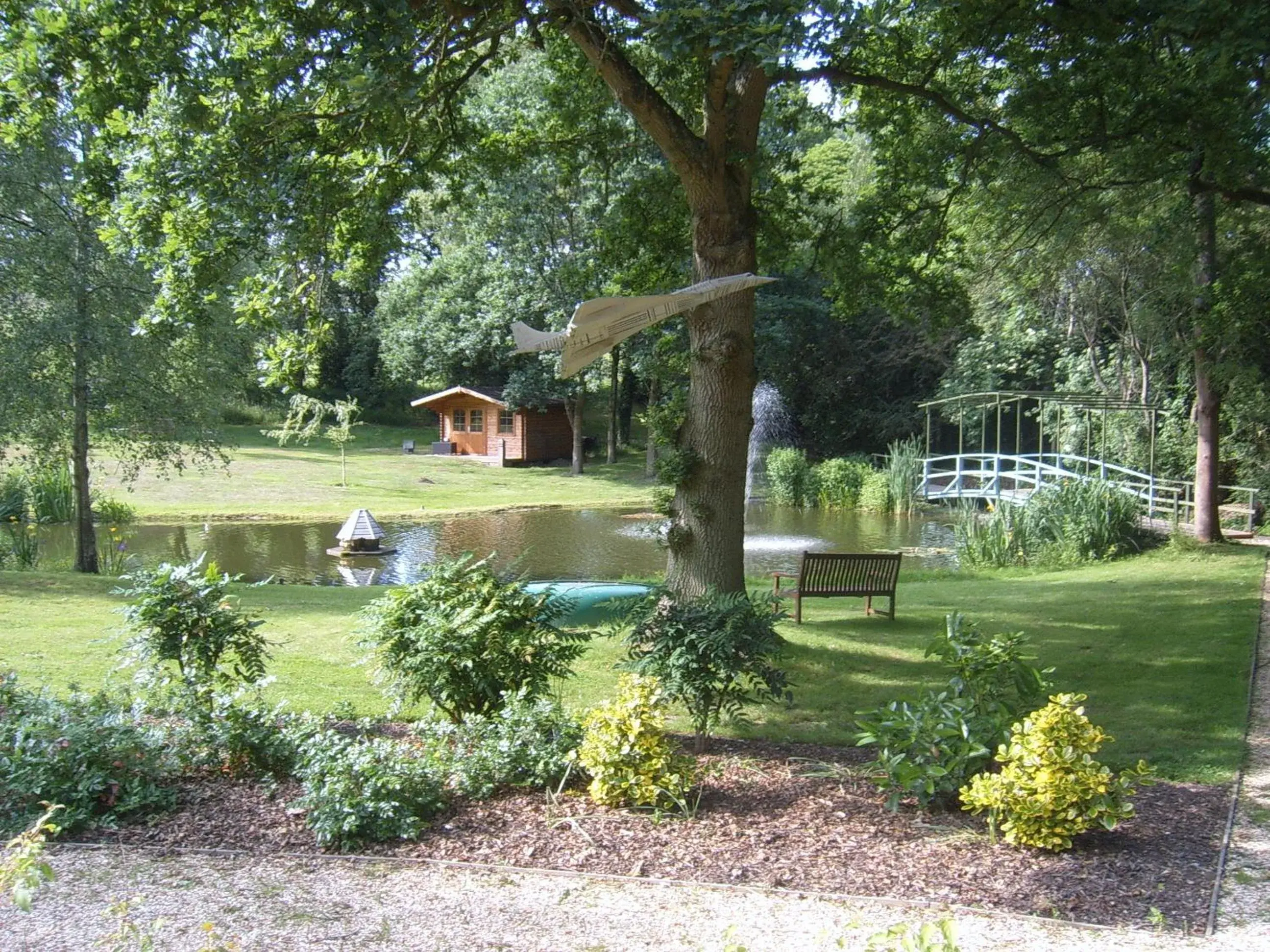 Garden in Passford House Hotel