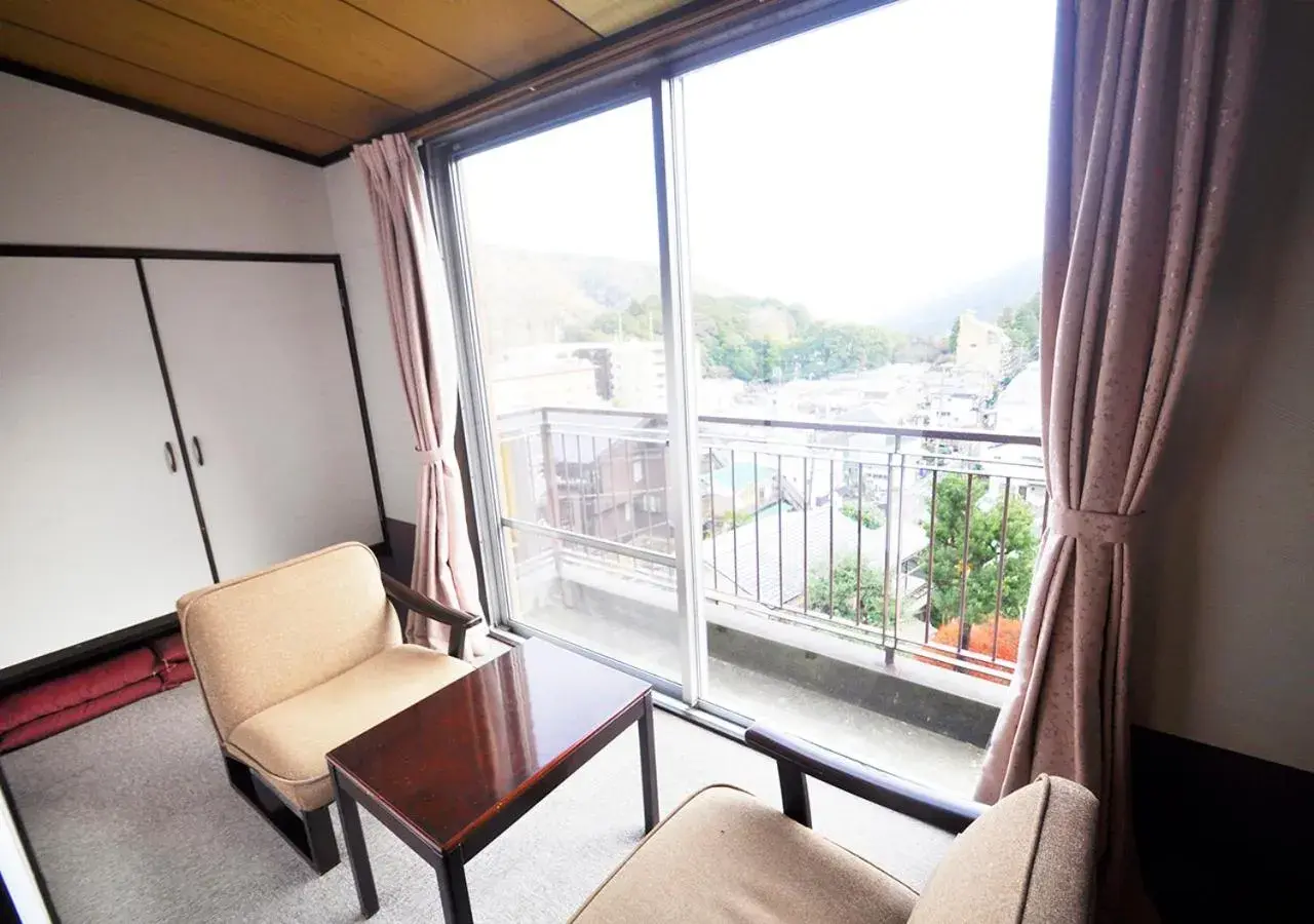 View (from property/room), Seating Area in Ryokan Aura Tachibana