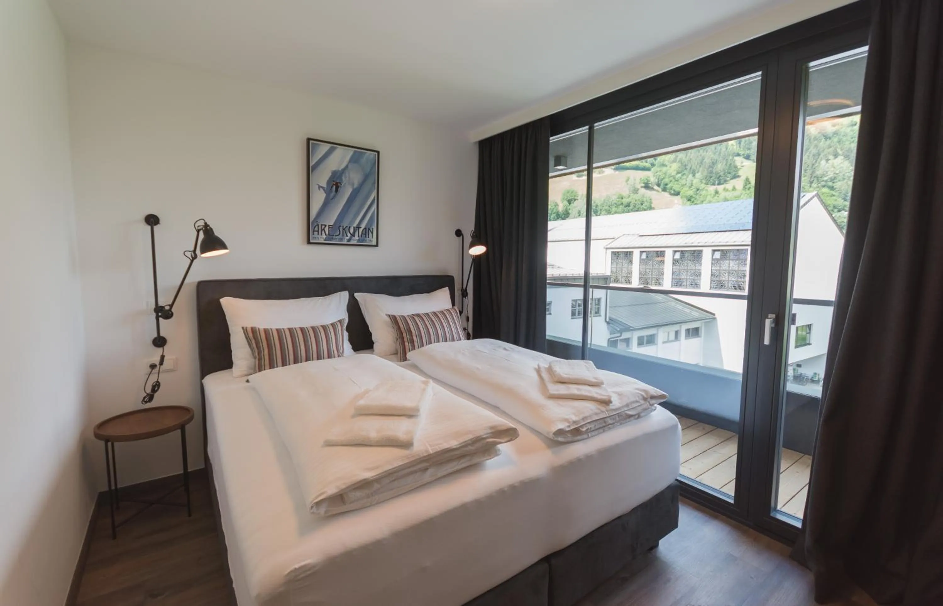 Bedroom, Bed in Schönblick Residence - Absolut Alpine Apartments