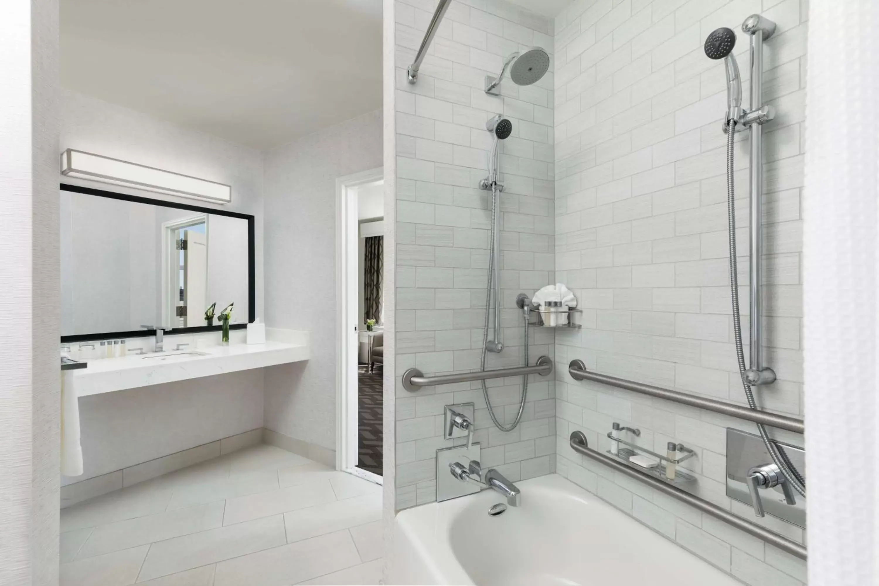 Bathroom in Hilton Boston Park Plaza Bathroom in Hilton Boston Park Plaza