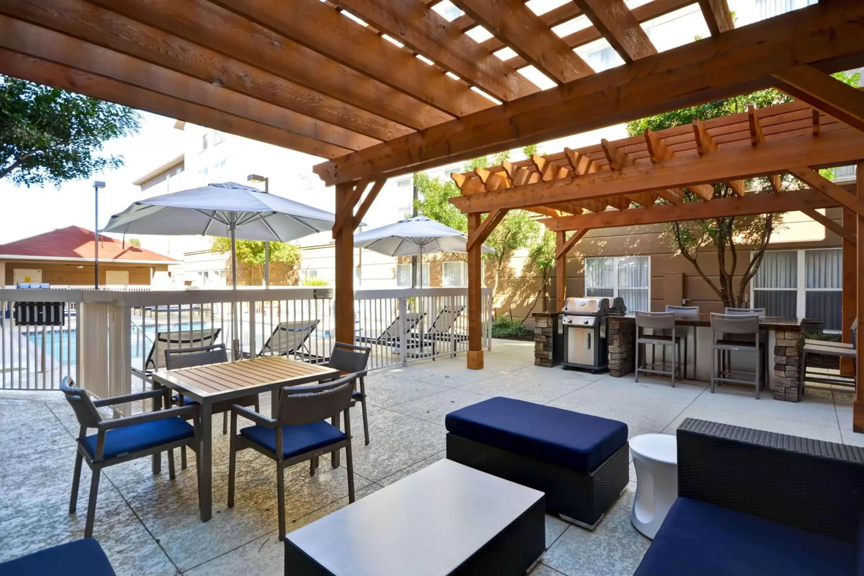 Patio, Restaurant/Places to Eat in Homewood Suites by Hilton San Antonio Northwest