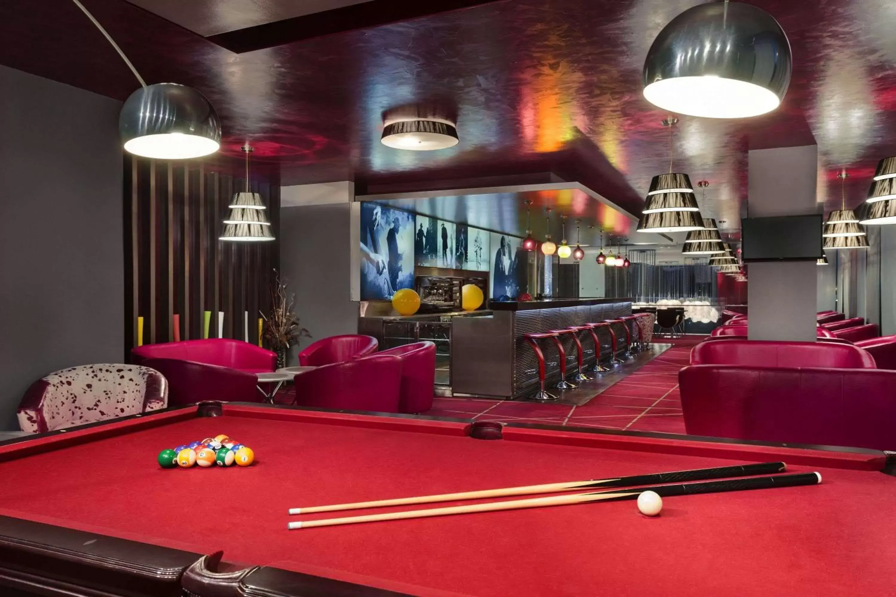 Lounge or bar, Billiards in Ramada Sibiu Hotel