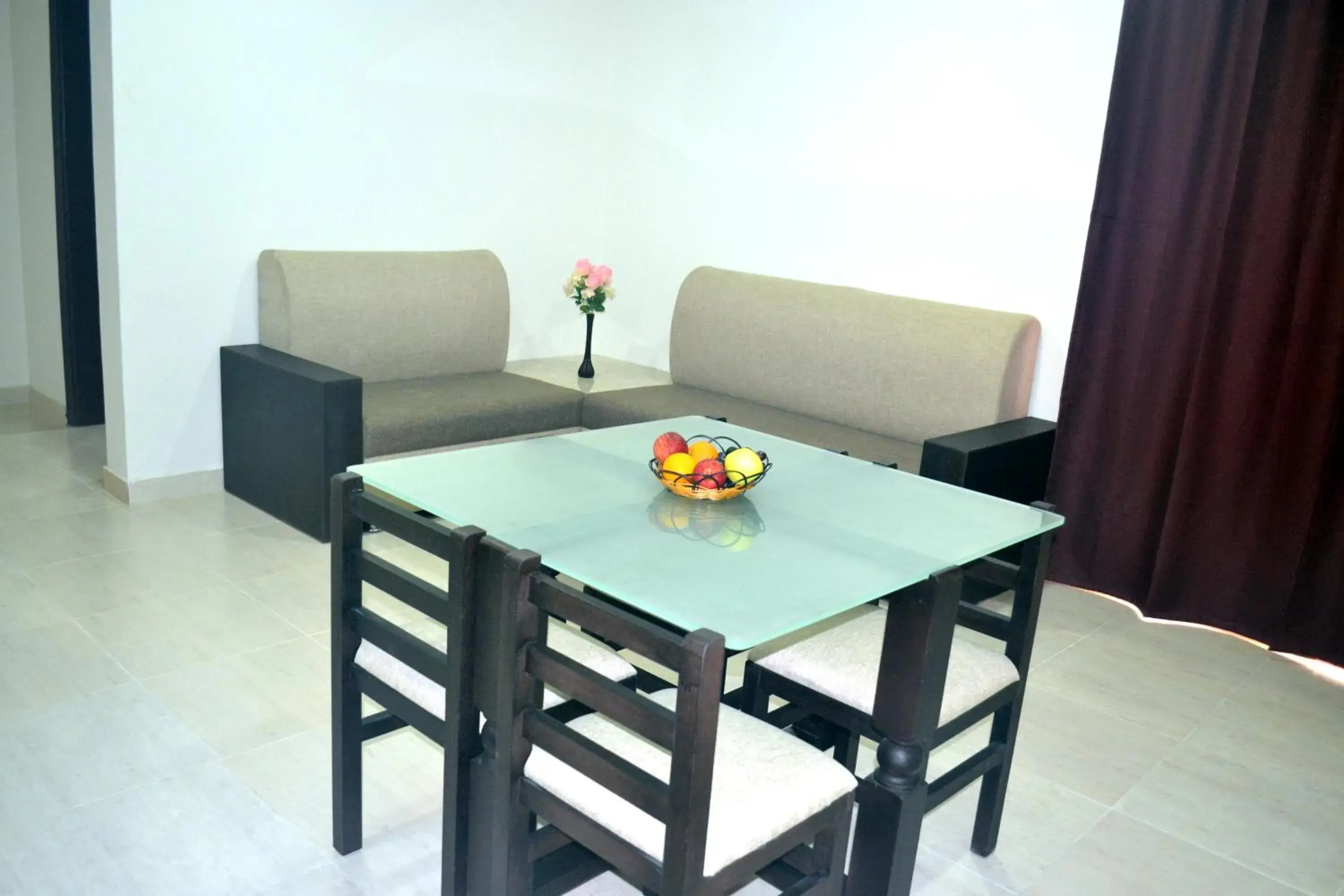Living room, Dining Area in Gateway Salalah Apartments