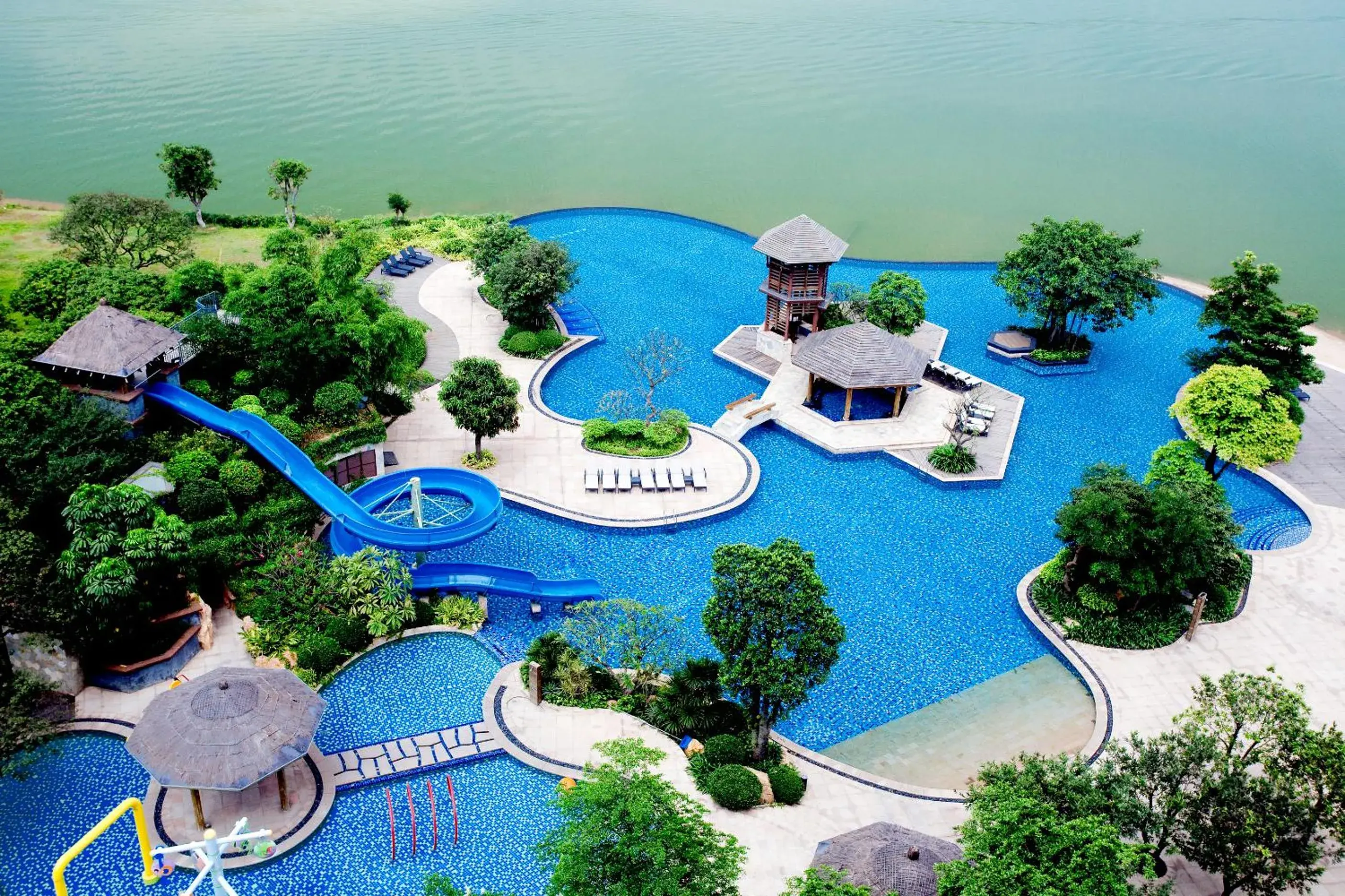 Aqua park, Bird's-eye View in Hyatt Regency Dongguan