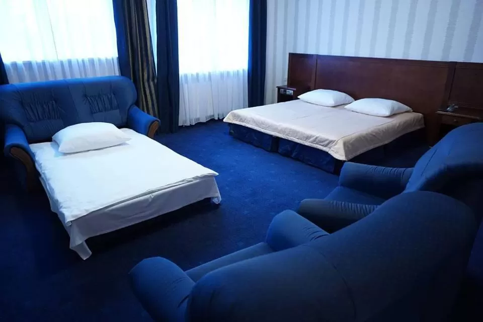 Bed in Hotel Mistral