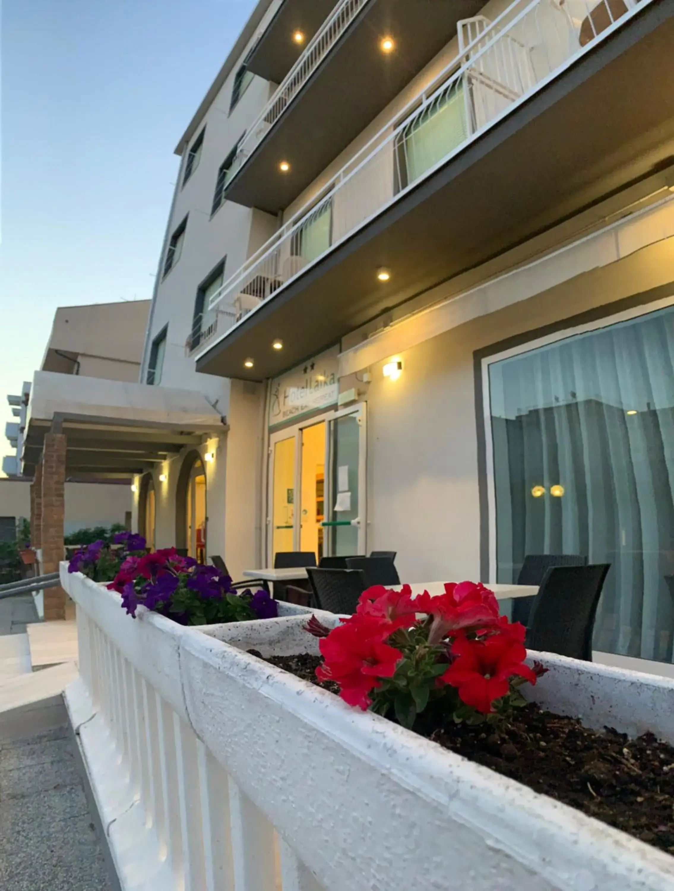 Balcony/Terrace in Hotel Laika