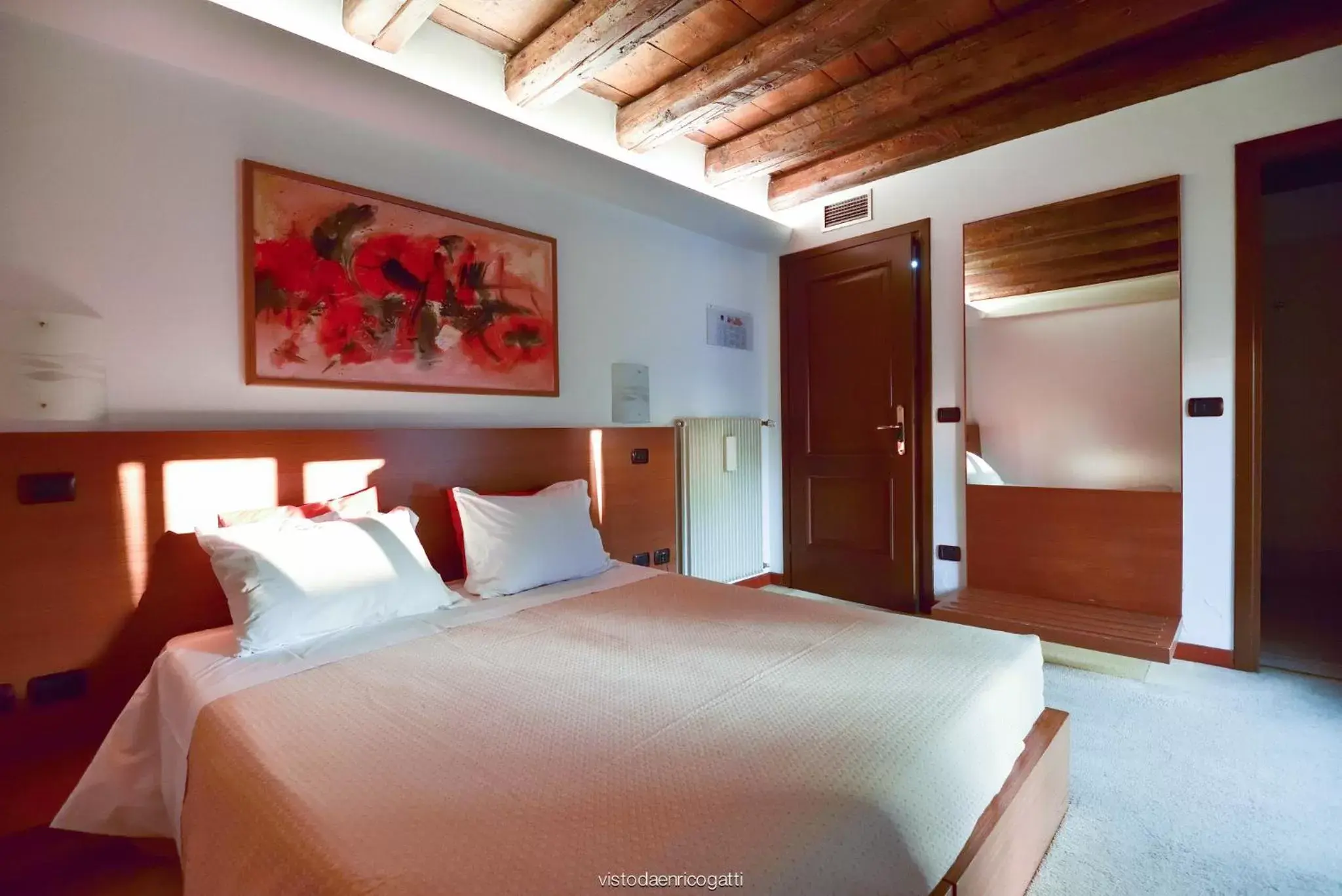 Bed in Hotel Quo Vadis