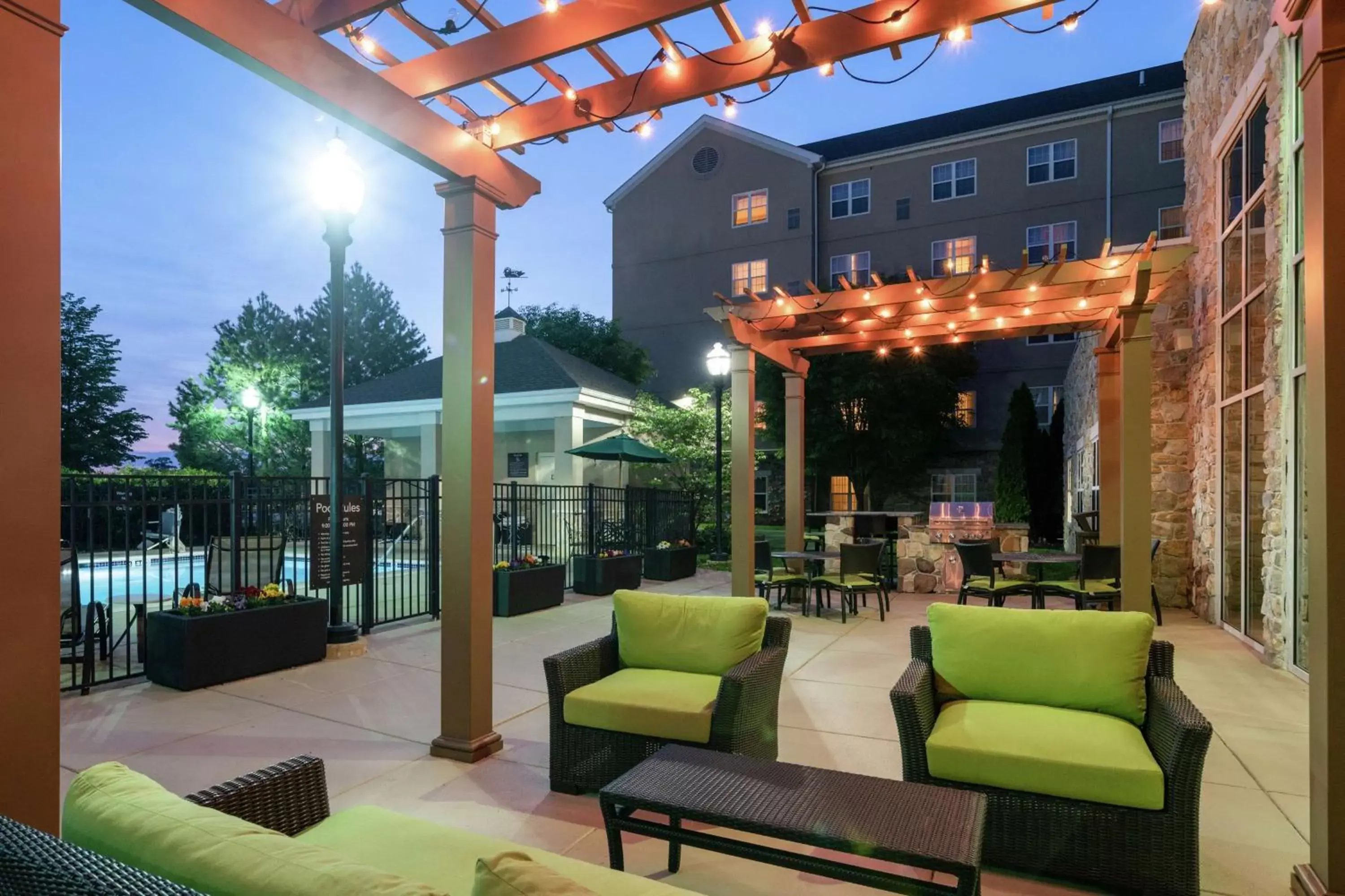Patio in Homewood Suites by Hilton Philadelphia-Valley Forge