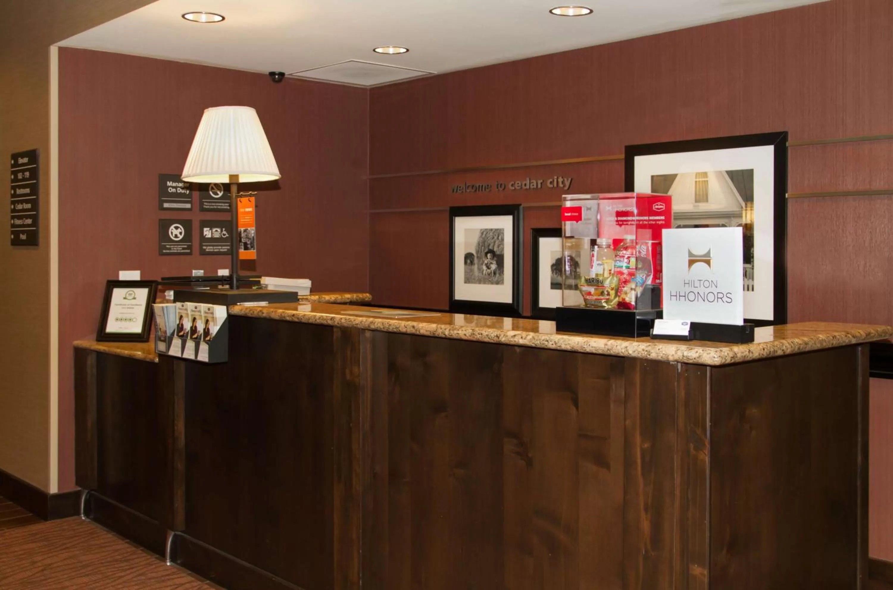 Lobby or reception in Hampton Inn Cedar City