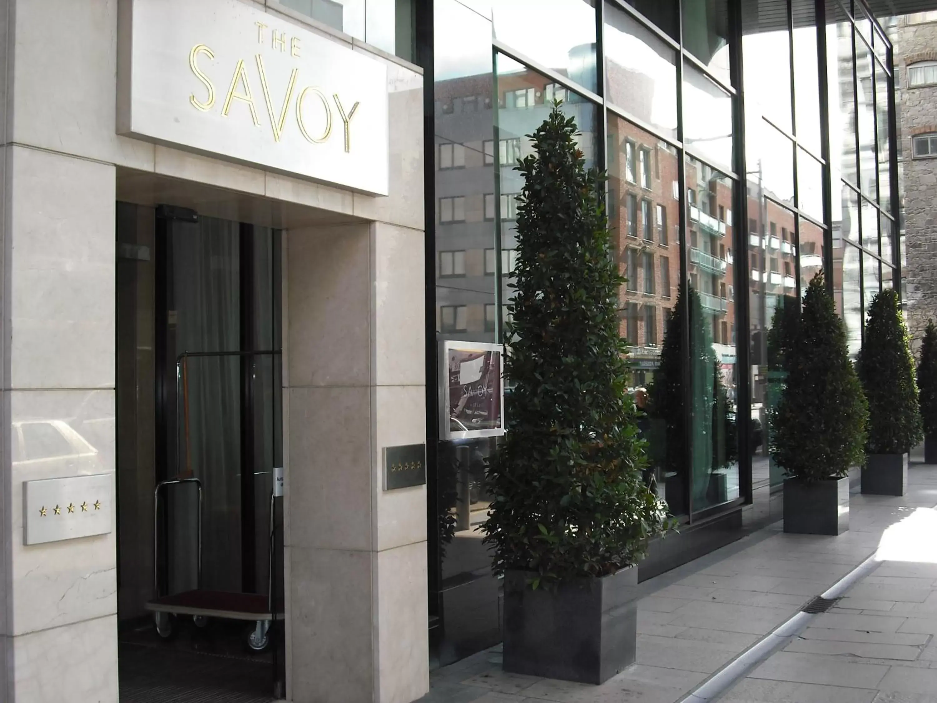 Facade/entrance in The Savoy Hotel