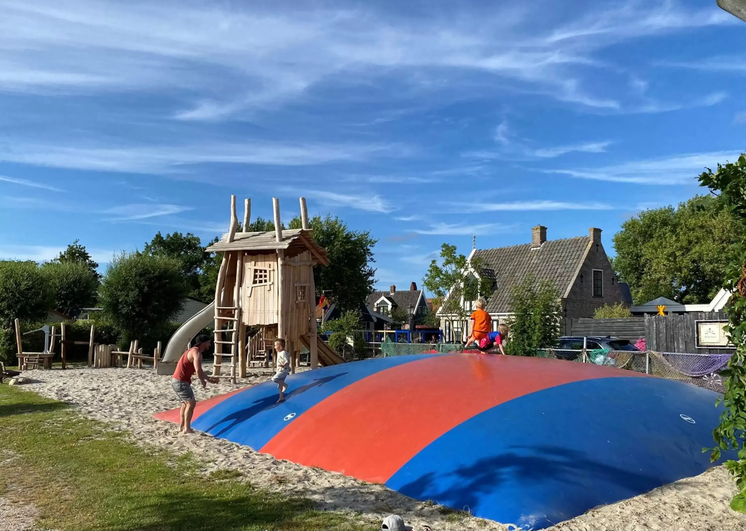 Children play ground, Water Park in Recreatiepark Wiringherlant