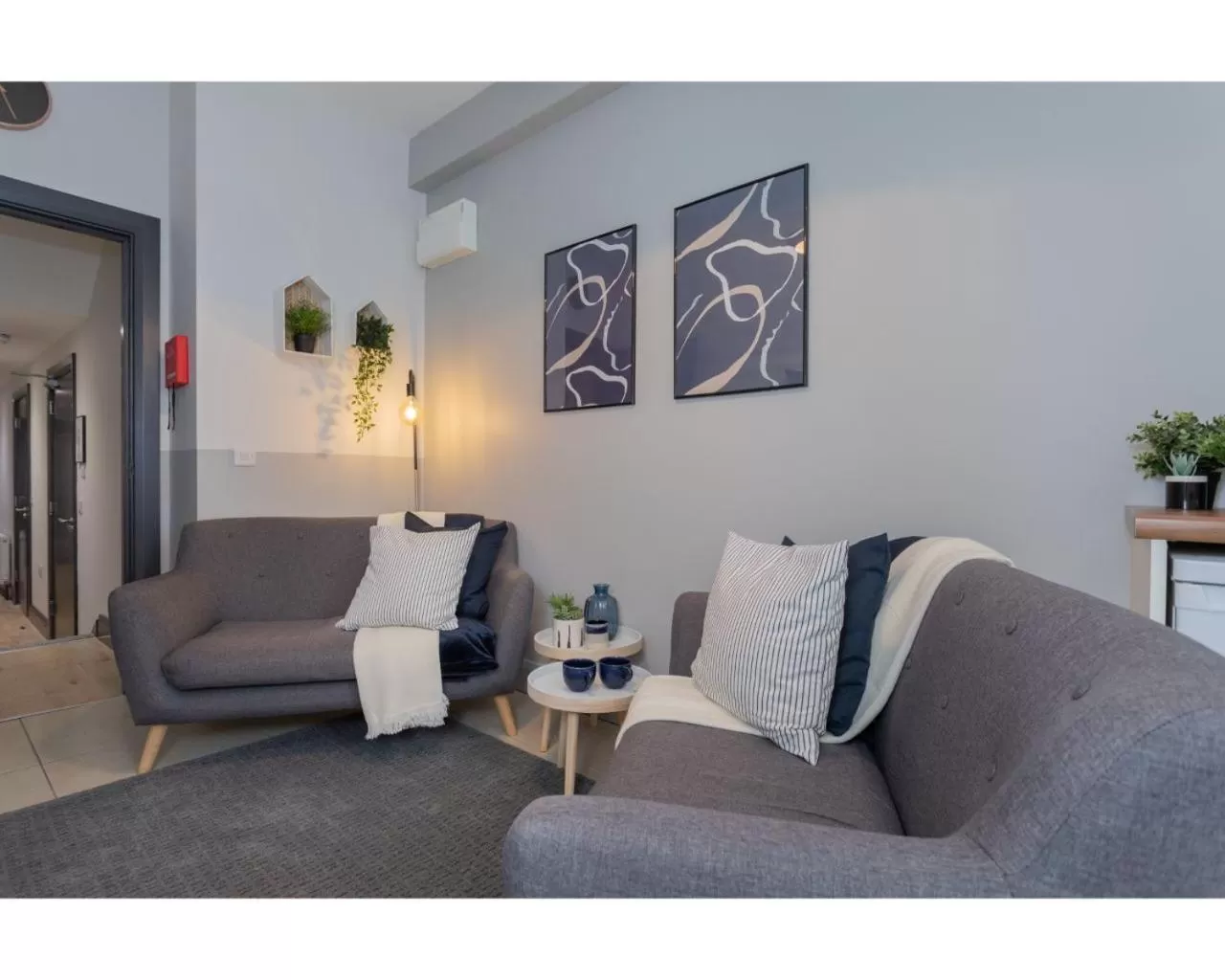 Living room, Seating Area in Central Belfast Apartments Camden Street