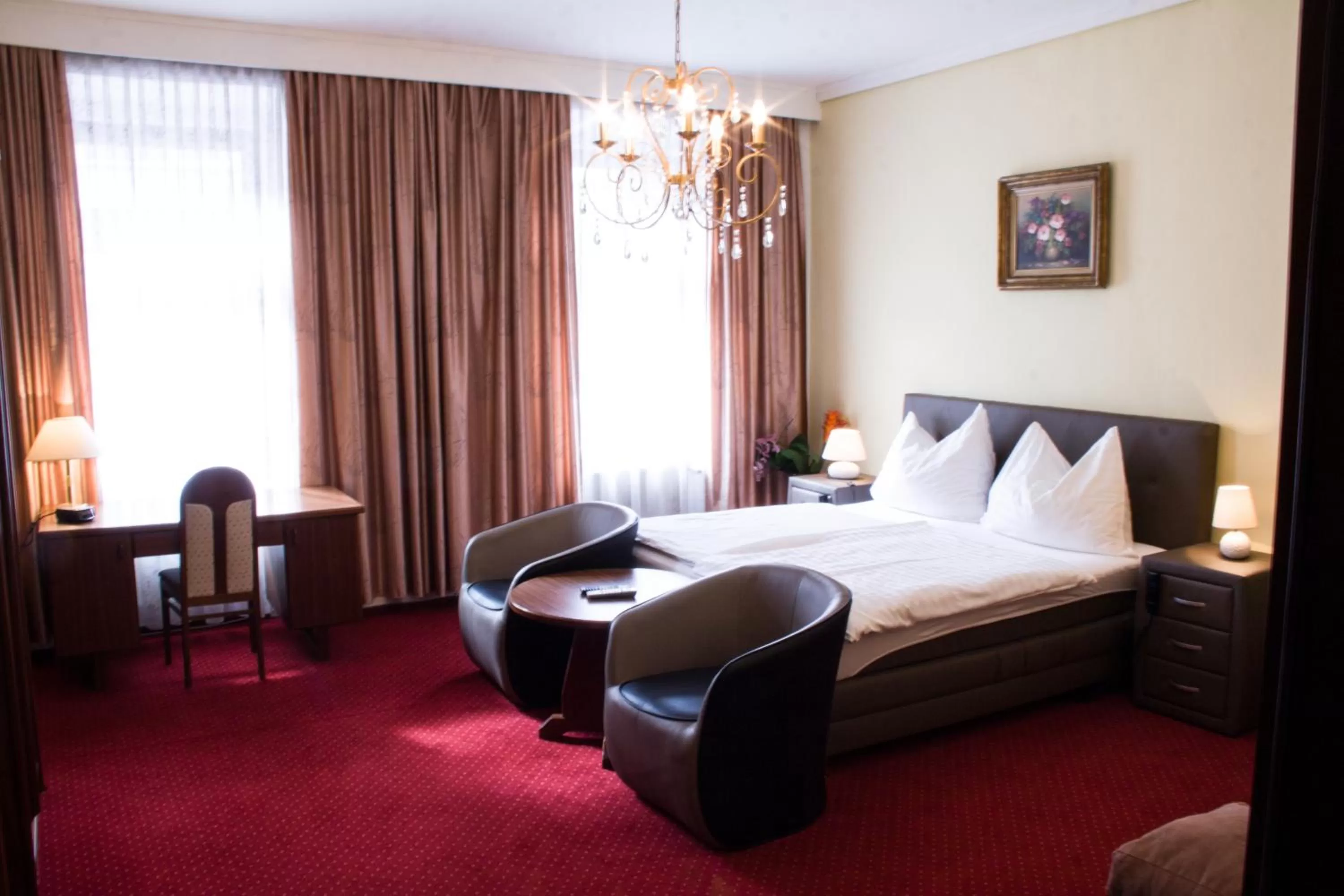 Bed in Hotel Alter Telegraf