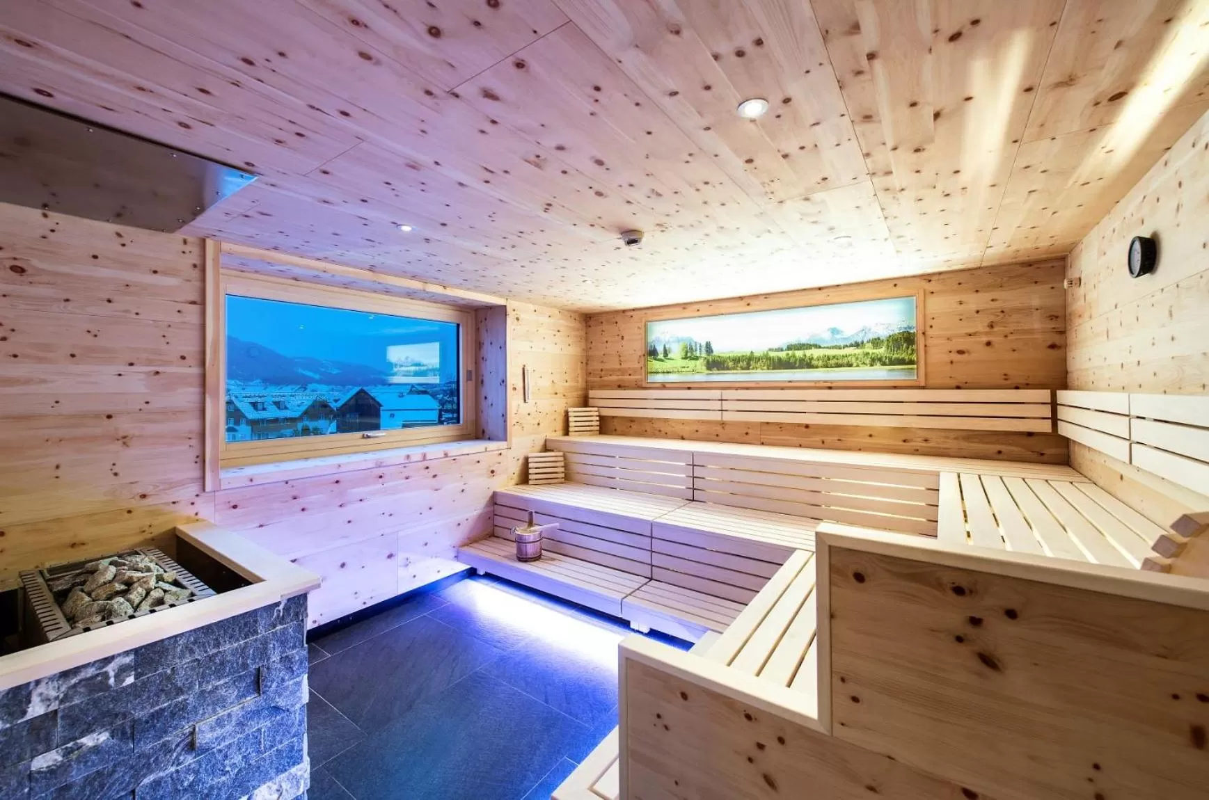 Sauna in Grizzly Sport & Motorrad Resort