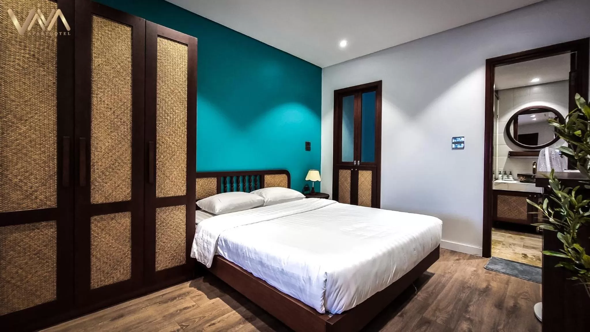 Bed in VNAHOMES APARTHOTEL