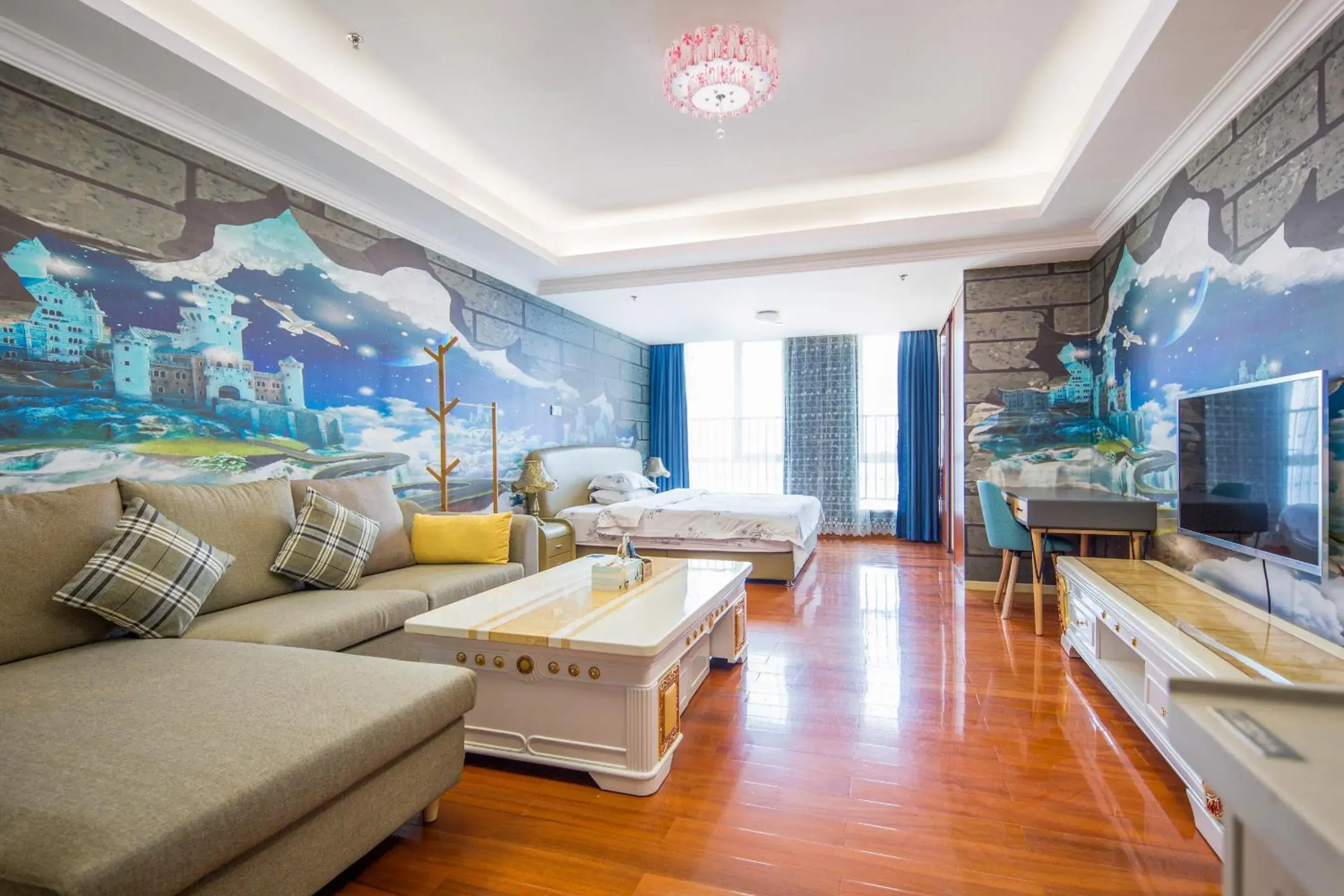 Photo of the whole room, Seating Area in Guangzhou Manhattan International Apartment Zhengjia Branch