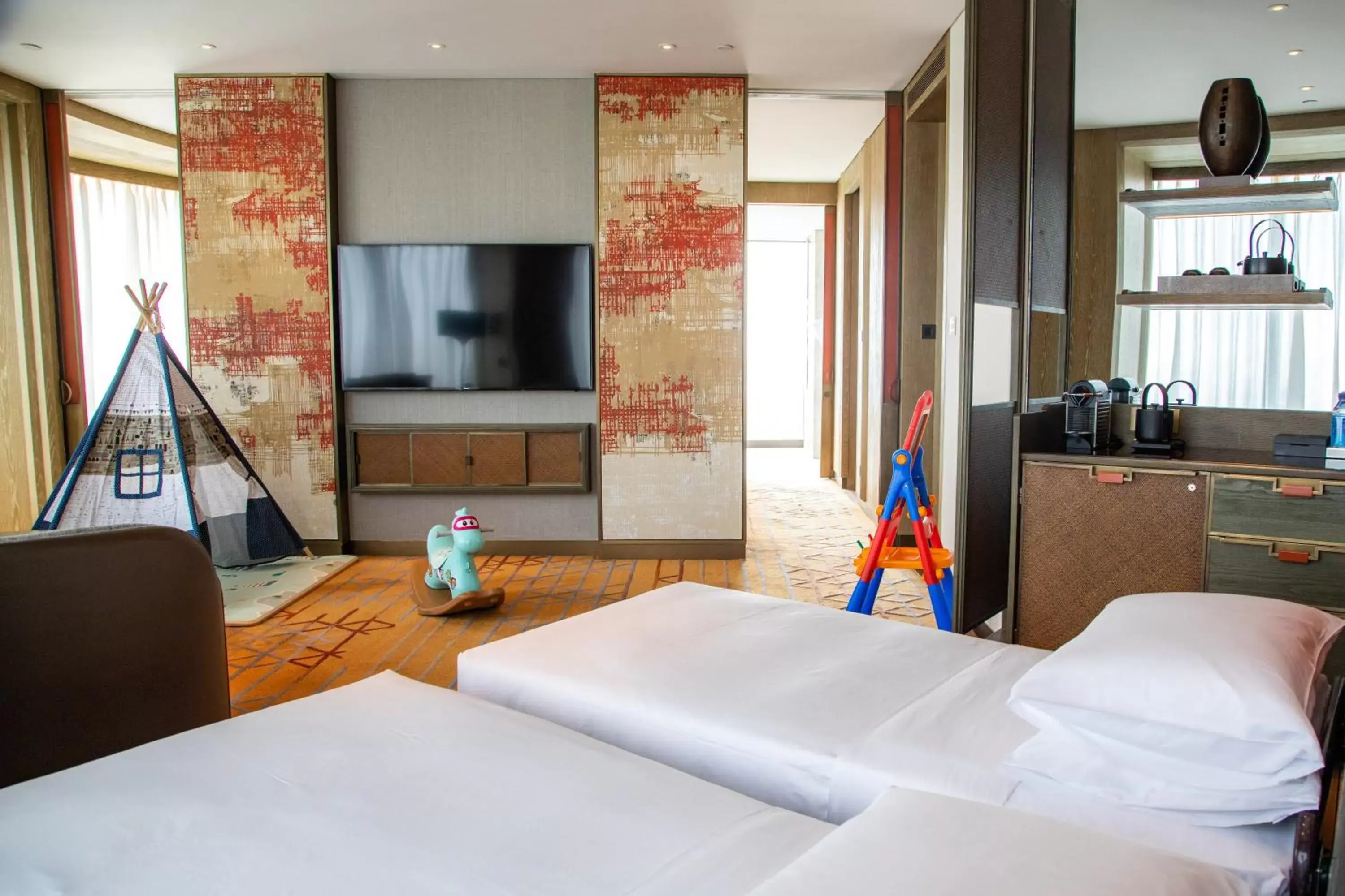 Bed in Grand Hyatt Xi'an Bed in Grand Hyatt Xi'an