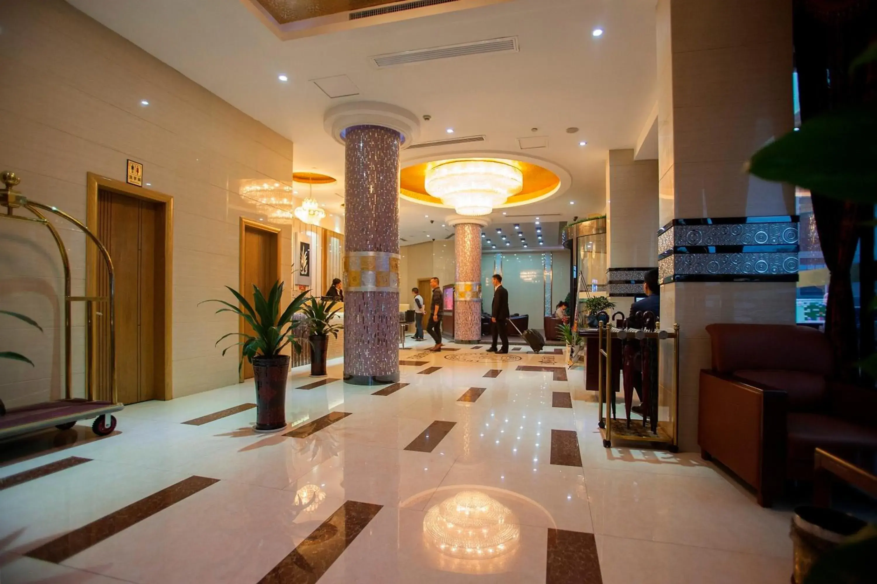 Lobby or reception in Yiwu Luckbear Hotel