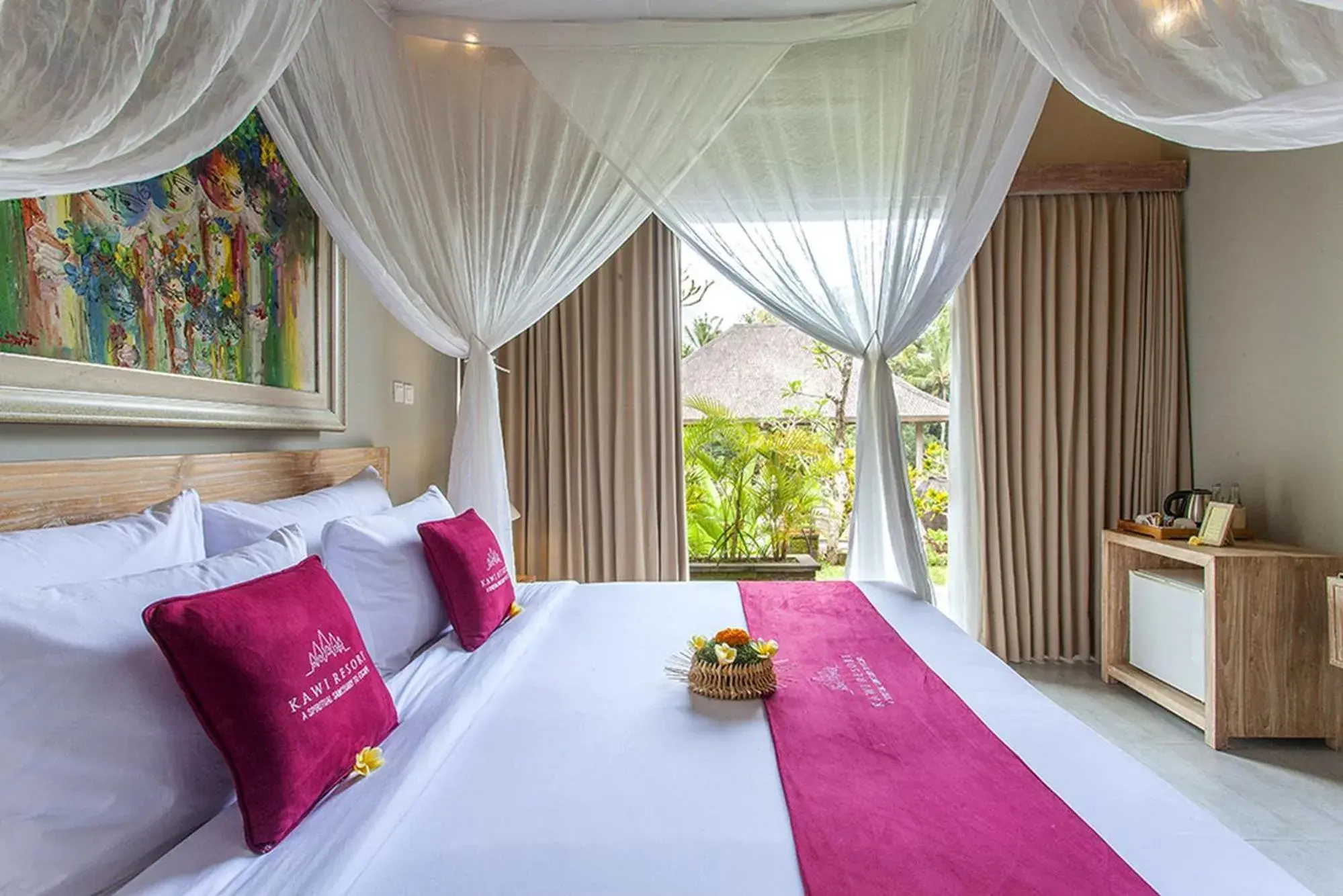 Bedroom in Kawi Resort A Pramana Experience