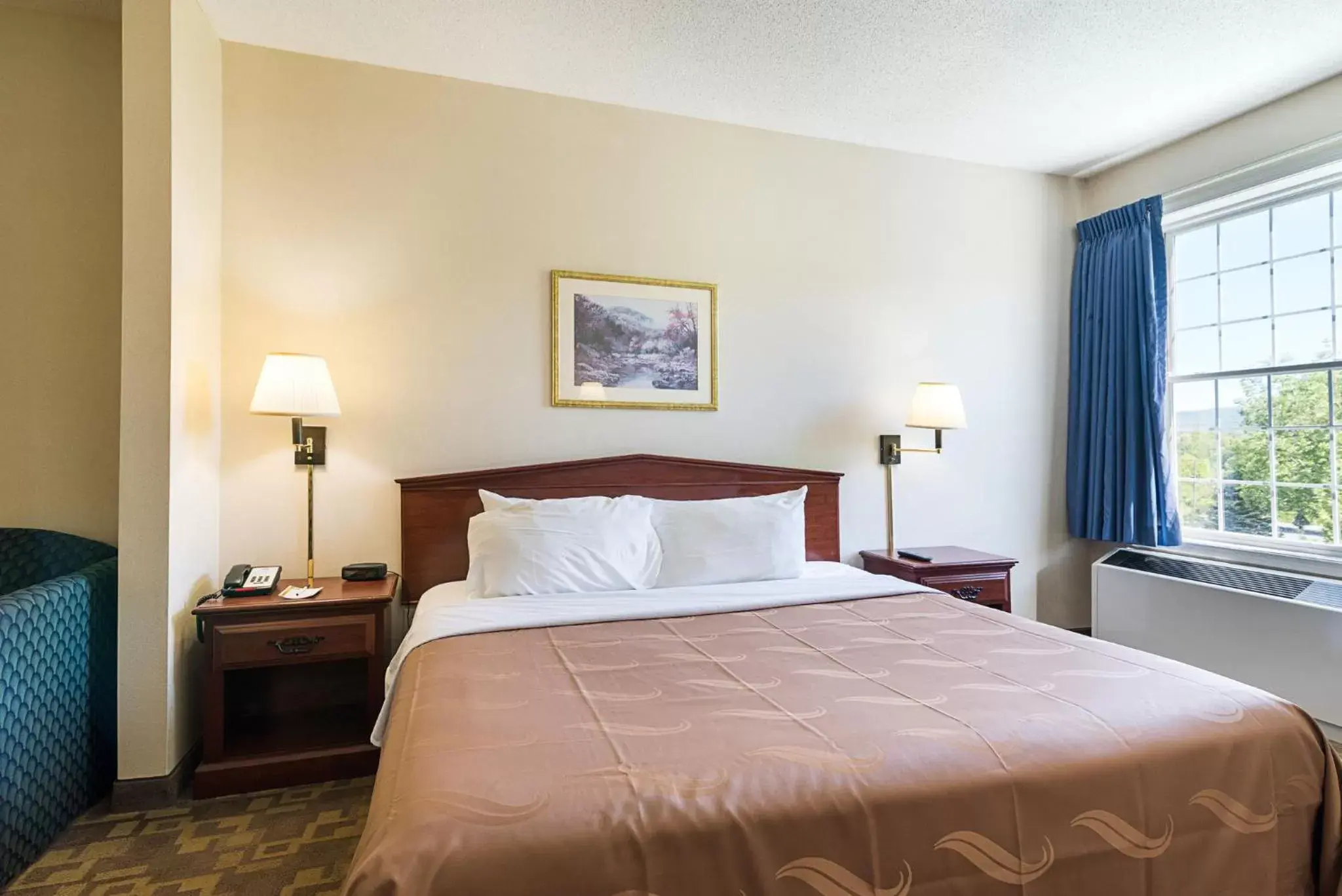 Bedroom, Bed in Quality Inn & Suites Schoharie near Howe Caverns