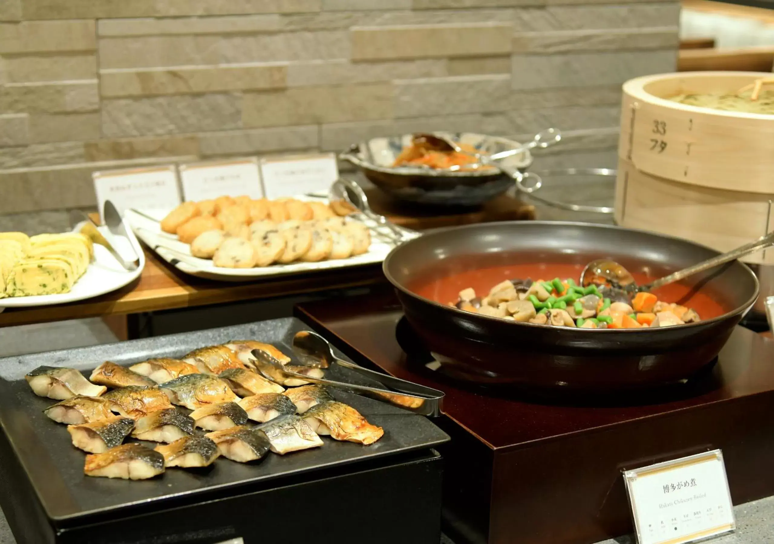 Breakfast, Food in Oriental Hotel Fukuoka Hakata Station