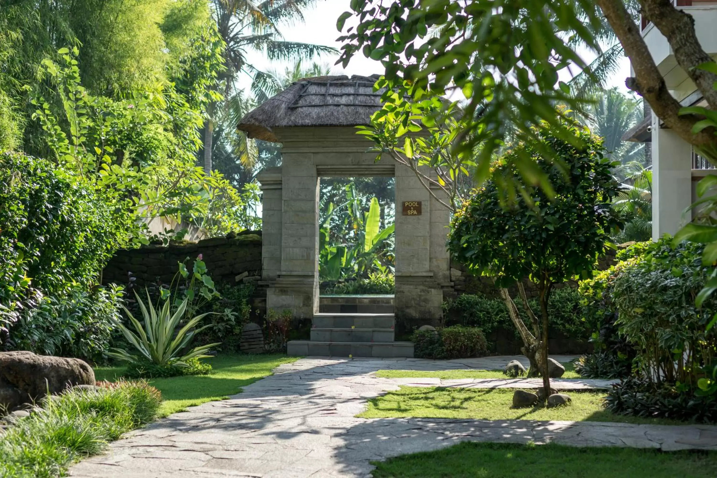 Garden view, Garden in Radha Phala Resort & Spa