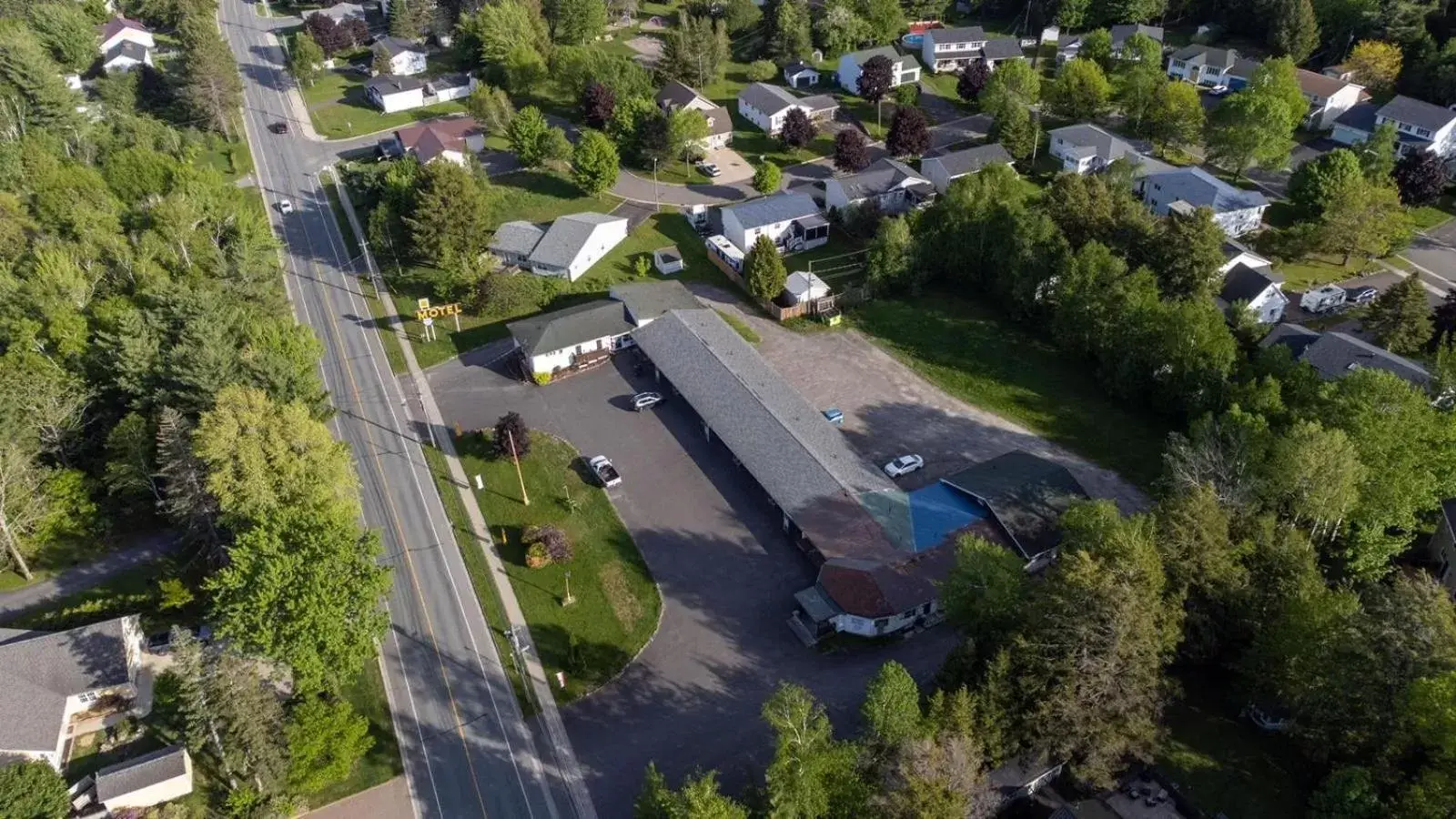 Property building, Bird's-eye View in Lincoln Inn Fredericton