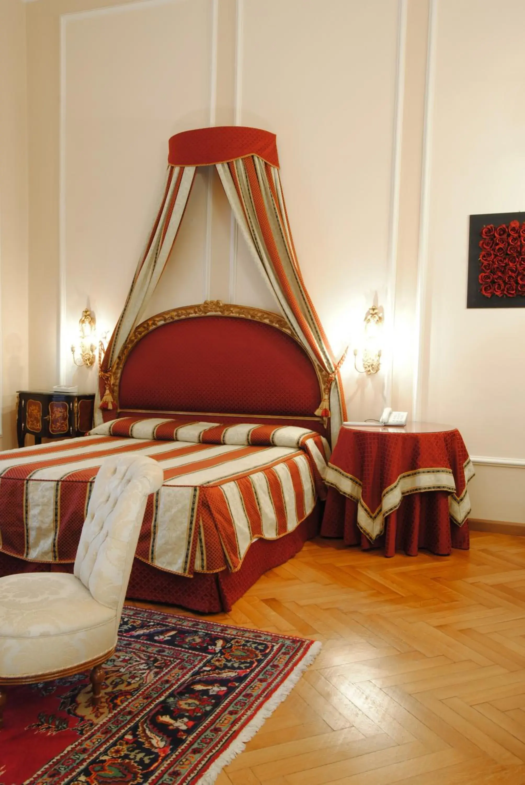 Bed in Park Hotel Villa Potenziani