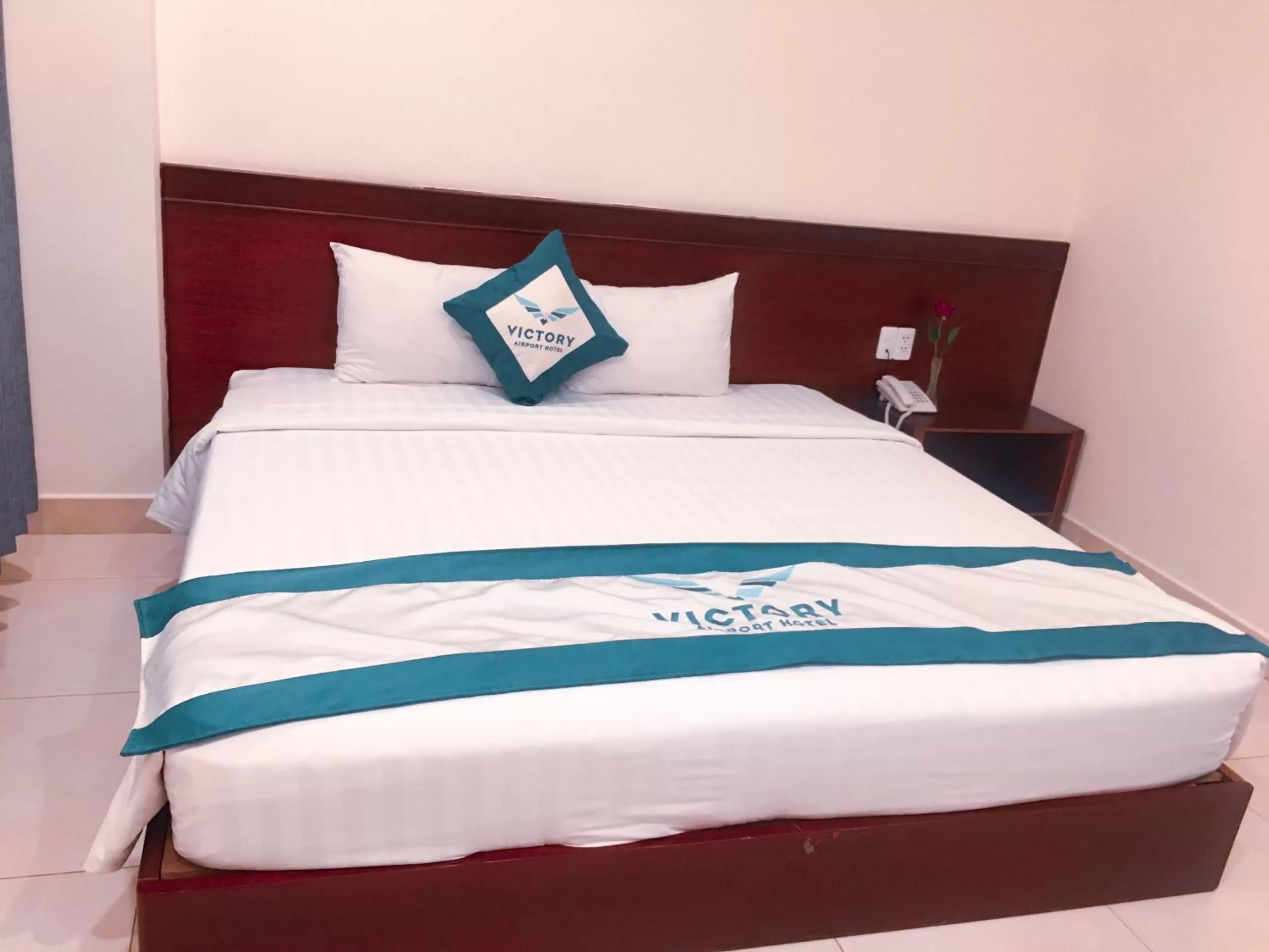 Bed in Victory Airport Hotel